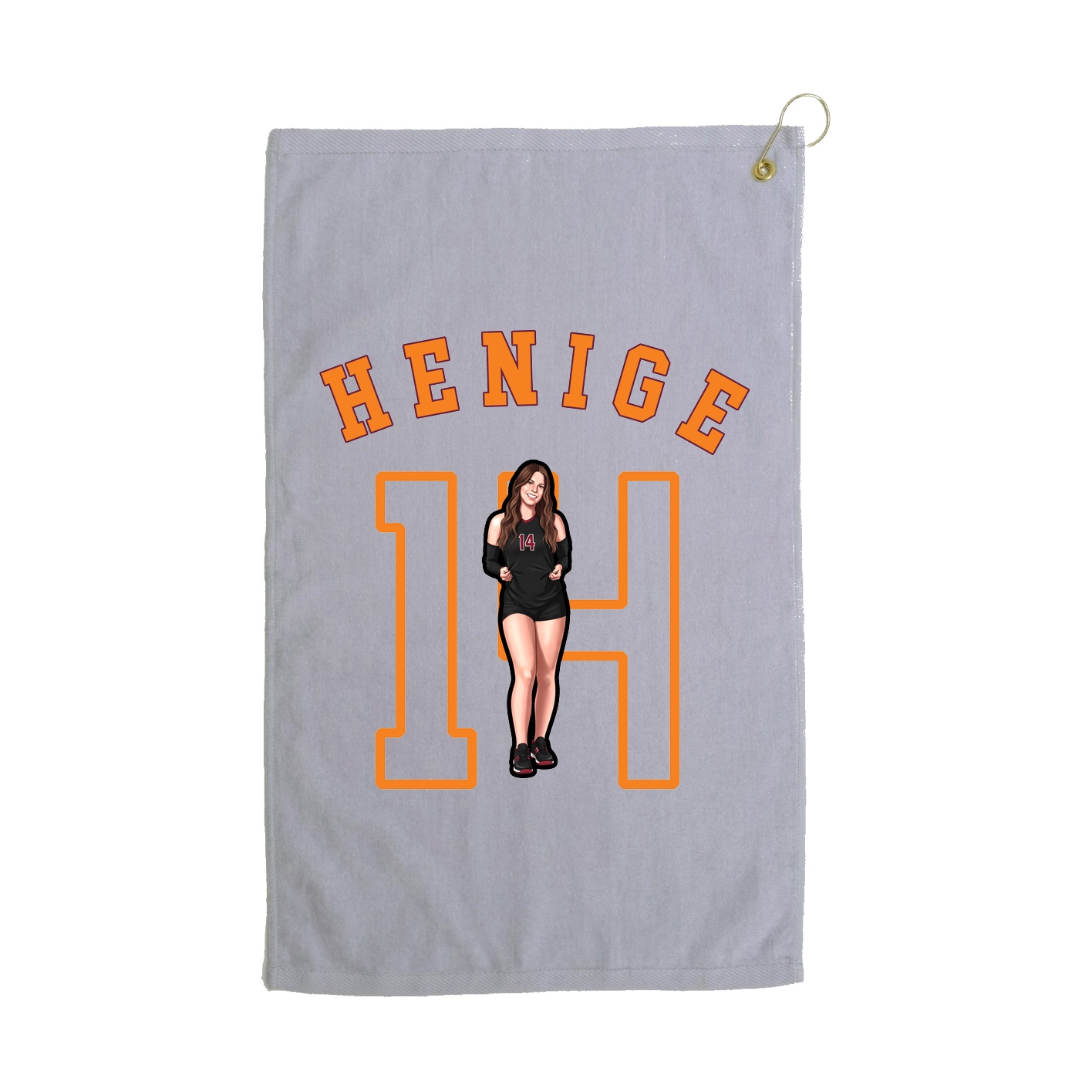 Golf Towel — Shirsey Arch in Grey