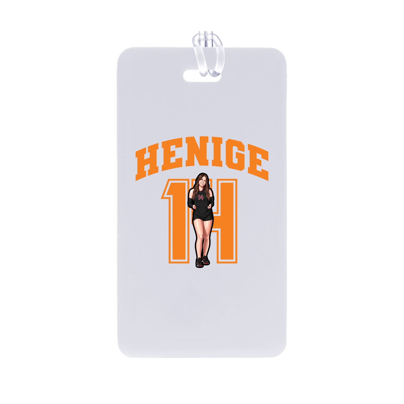 Bag Tag — Number in Classic