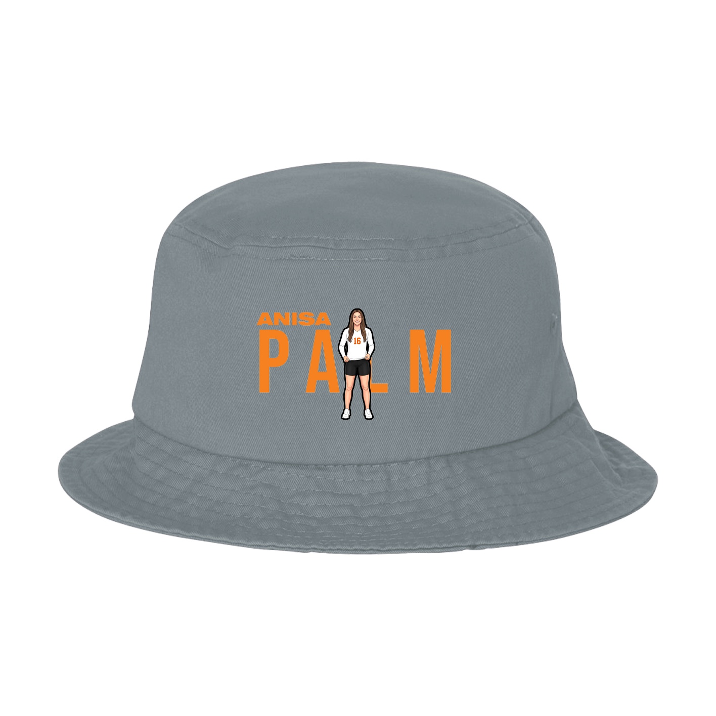 Bucket Cap — Player Name in Grey
