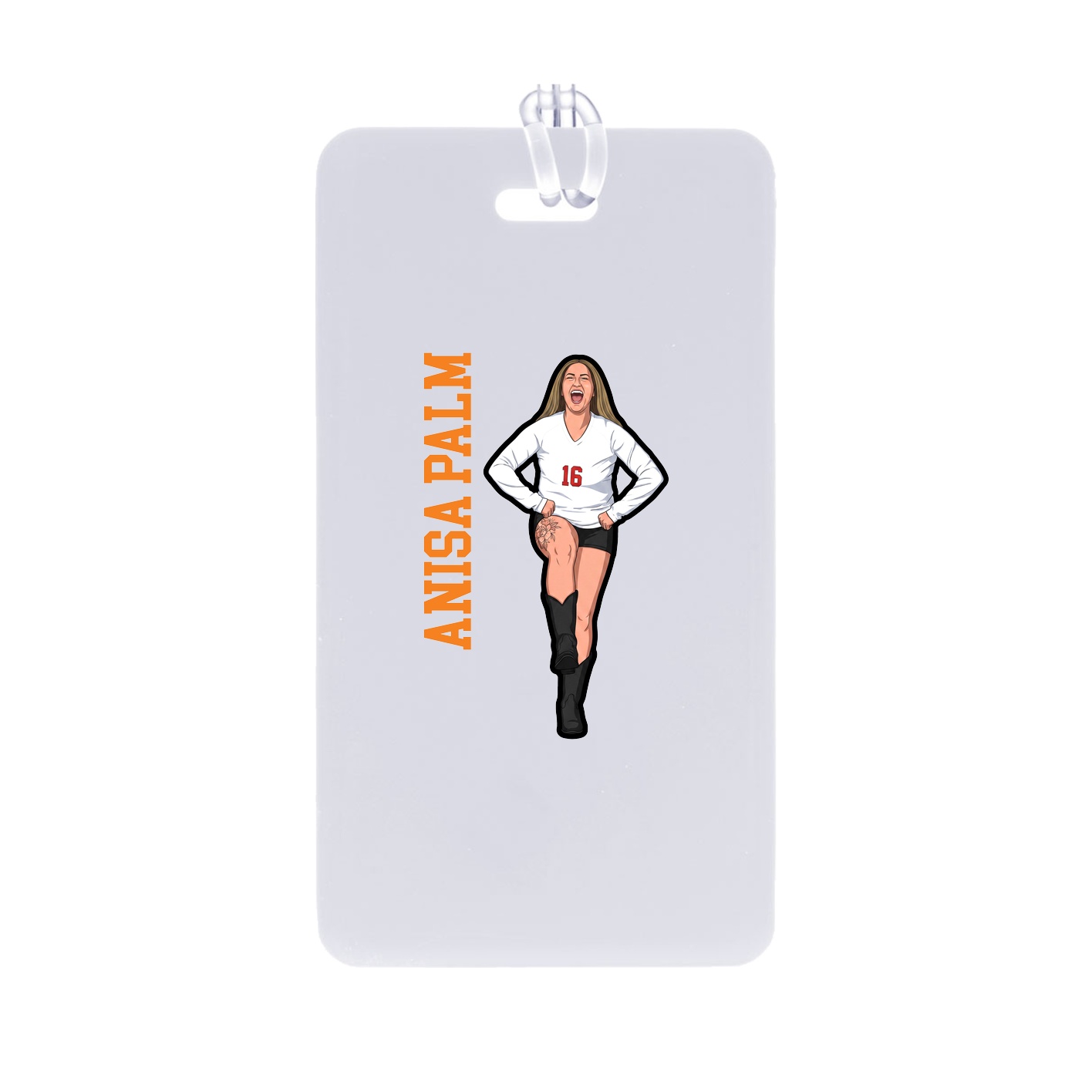 Bag Tag — Name Vertical in Classic