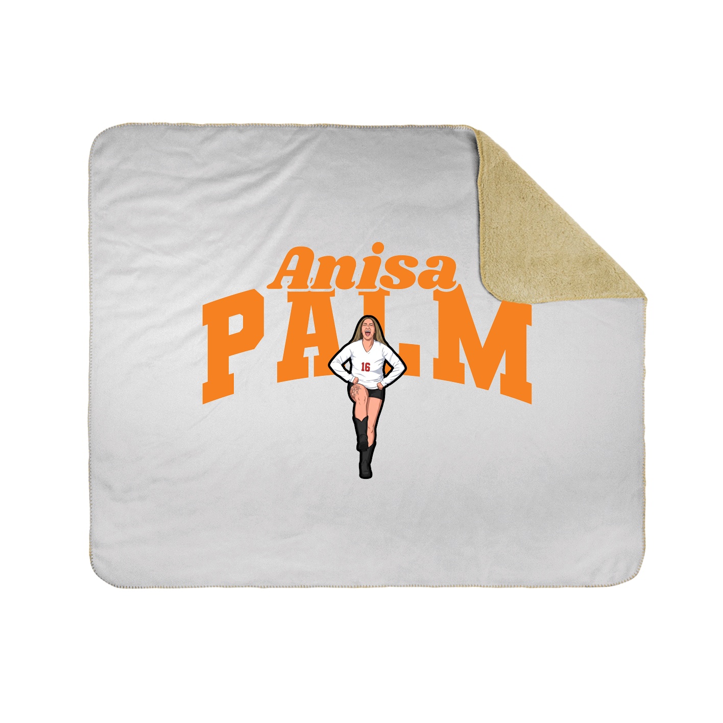 Throw Blanket — Signature Arch in White