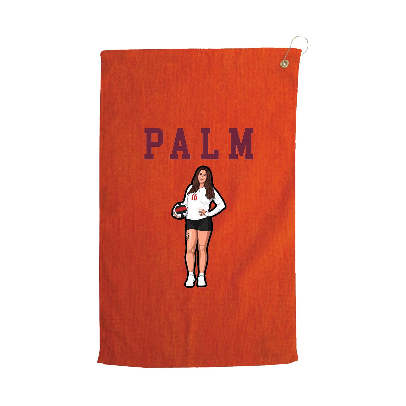Golf Towel — Shirsey in Orange