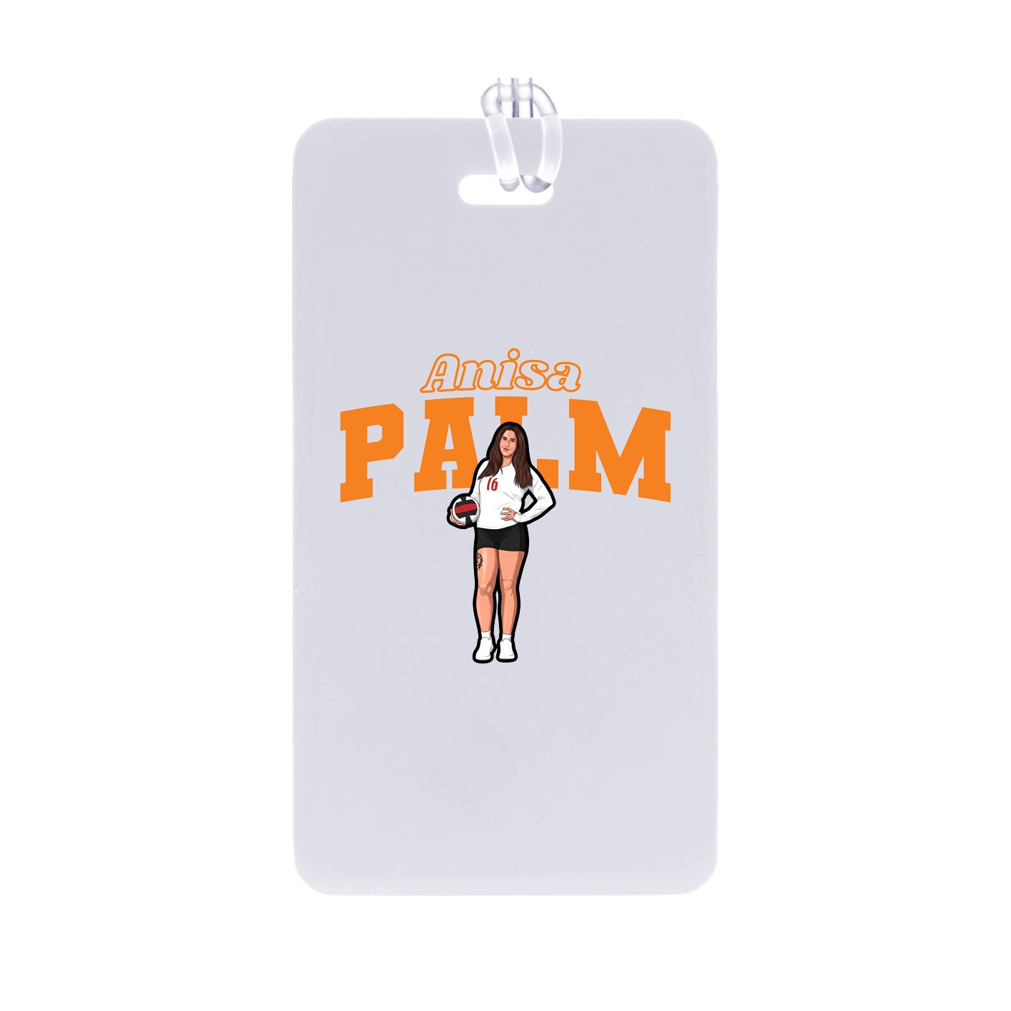 Bag Tag — Name Arch in Classic