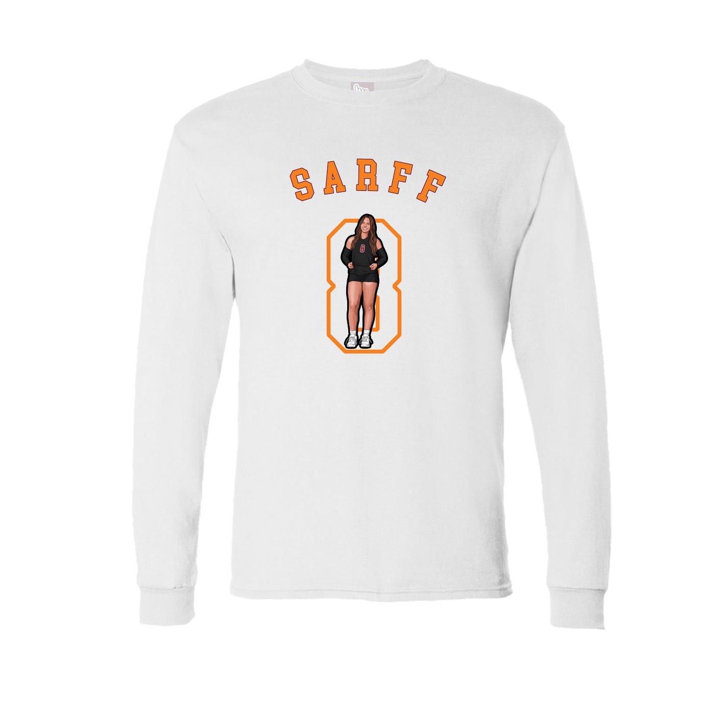 Long Sleeve Tee — Shirsey Arch in White