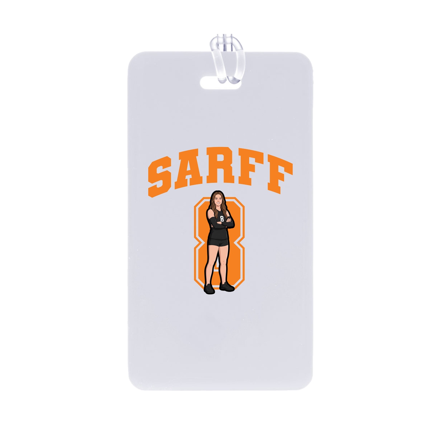 Bag Tag — Number in Classic