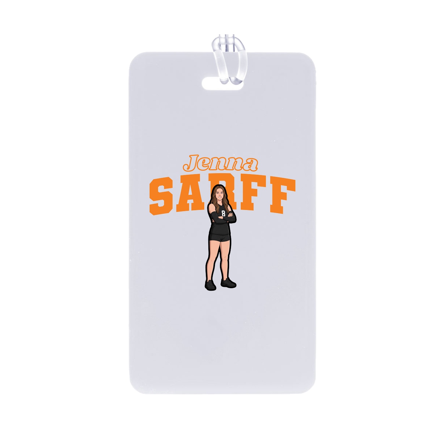 Bag Tag — Name Arch in Classic