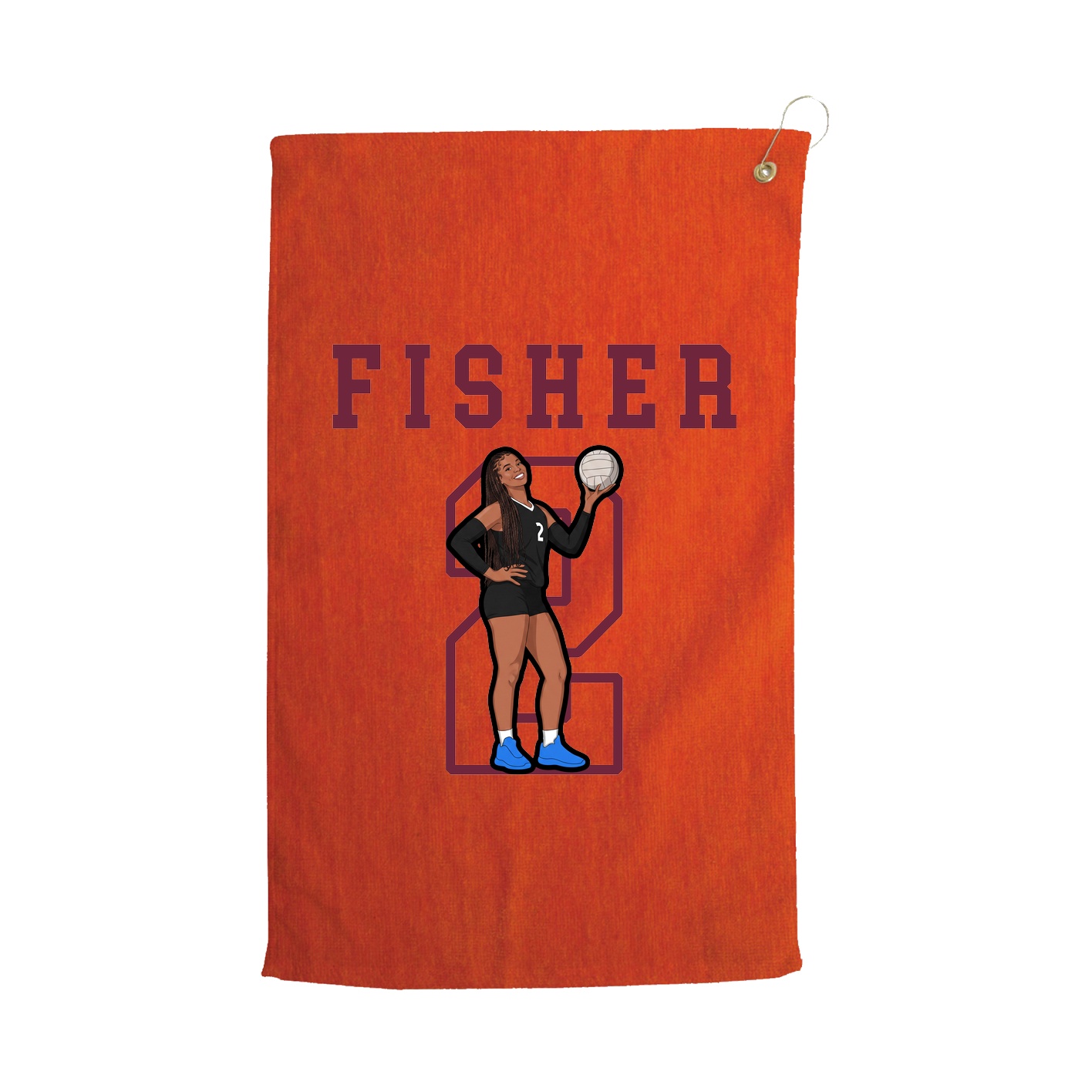 Golf Towel — Shirsey in Orange