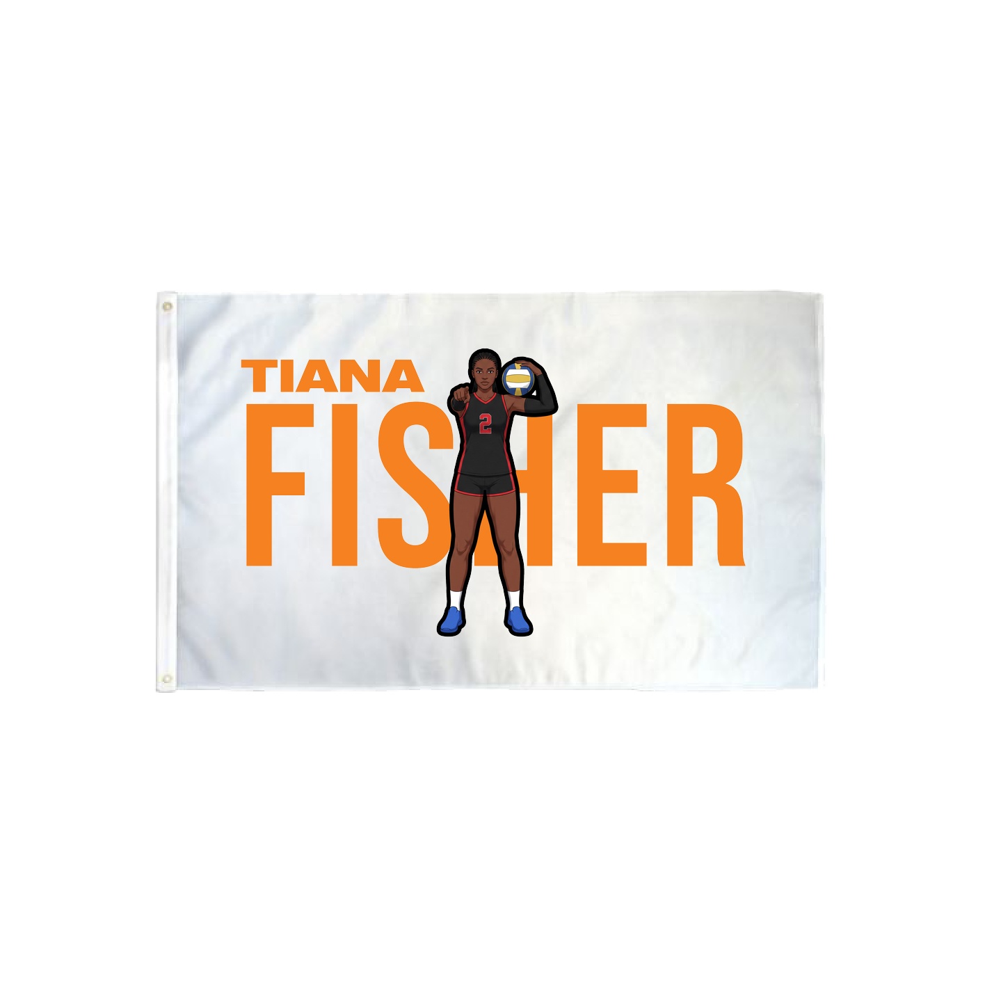 3x5 Flag — Player Name in Classic