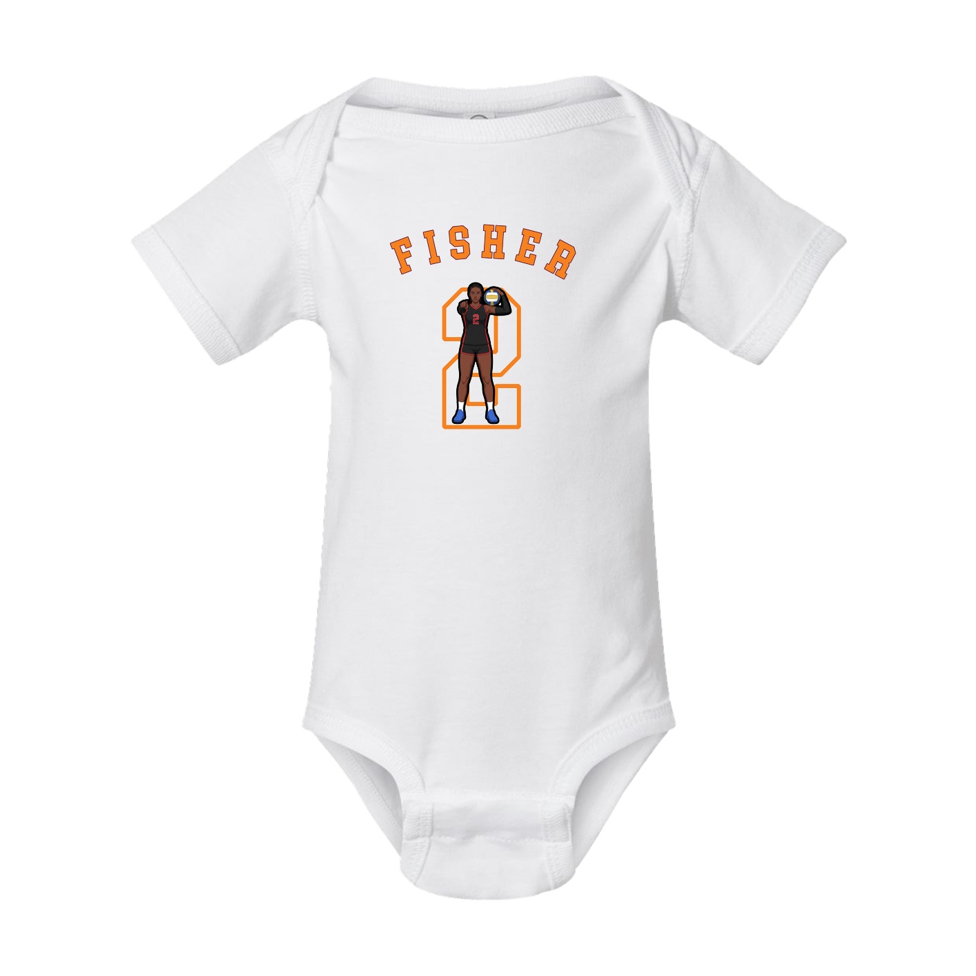 Baby Onesie — Shirsey Arch in White