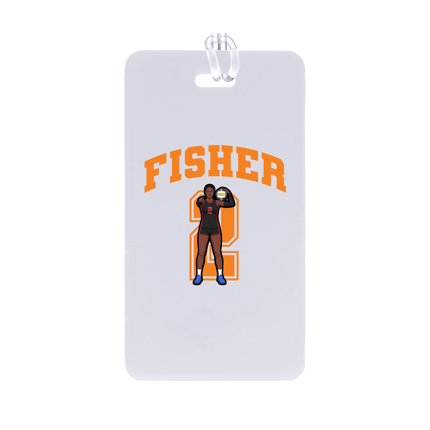 Bag Tag — Number in Classic