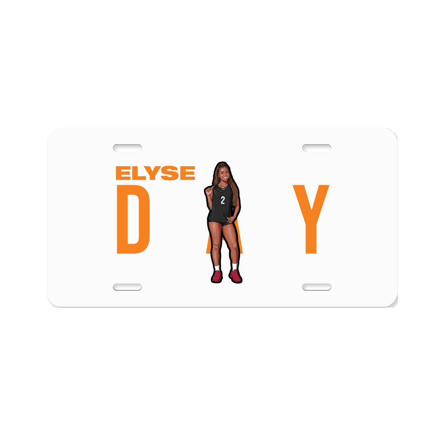 License Plate — Player Name in Classic