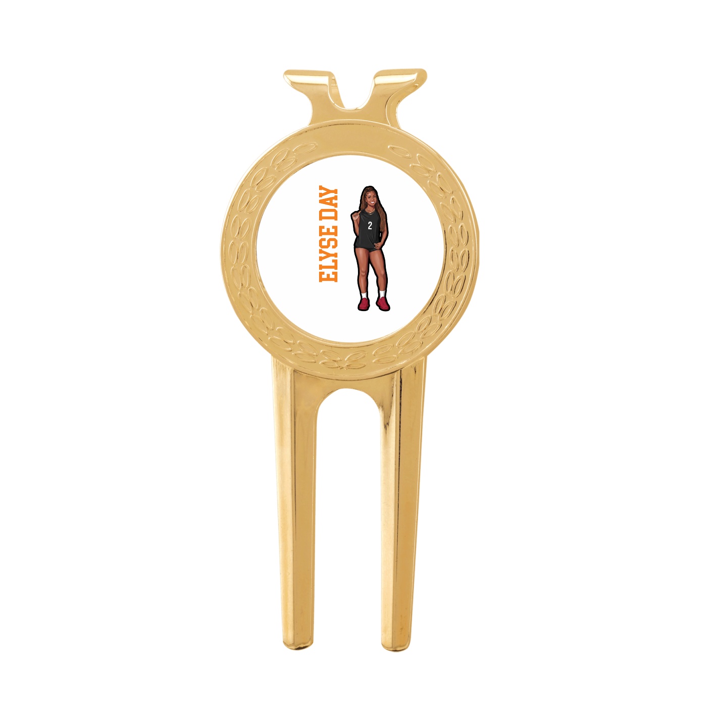 Divot Tool with Ball Marker — Name Vertical in Classic