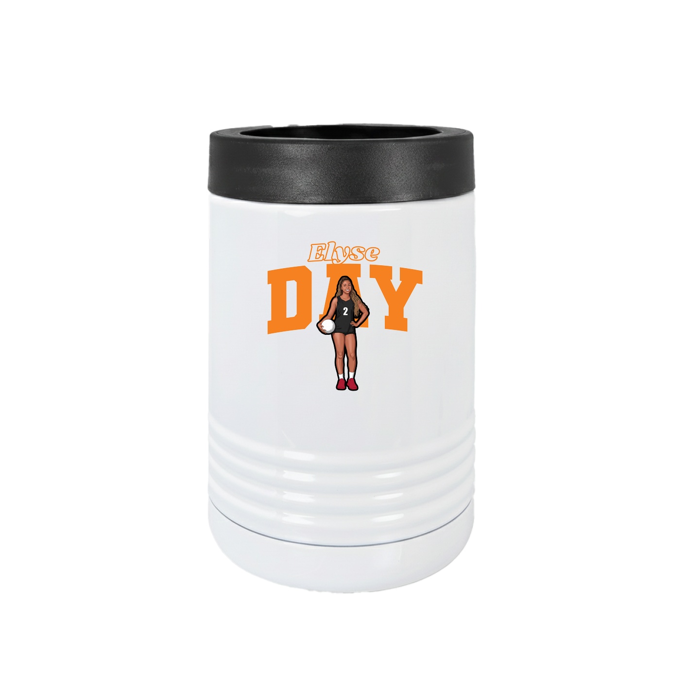 Beverage Holder — Name Arch in White