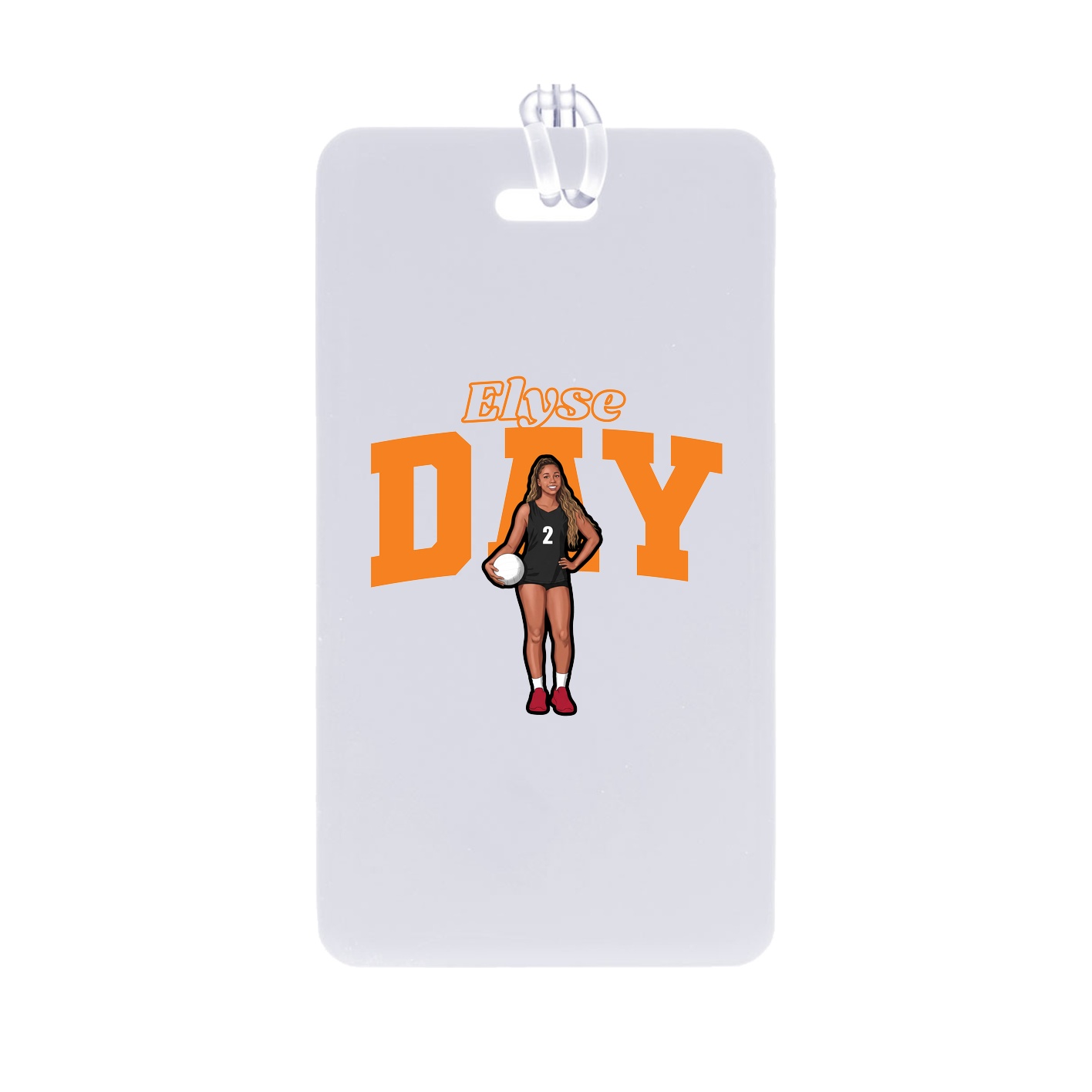 Bag Tag — Name Arch in Classic