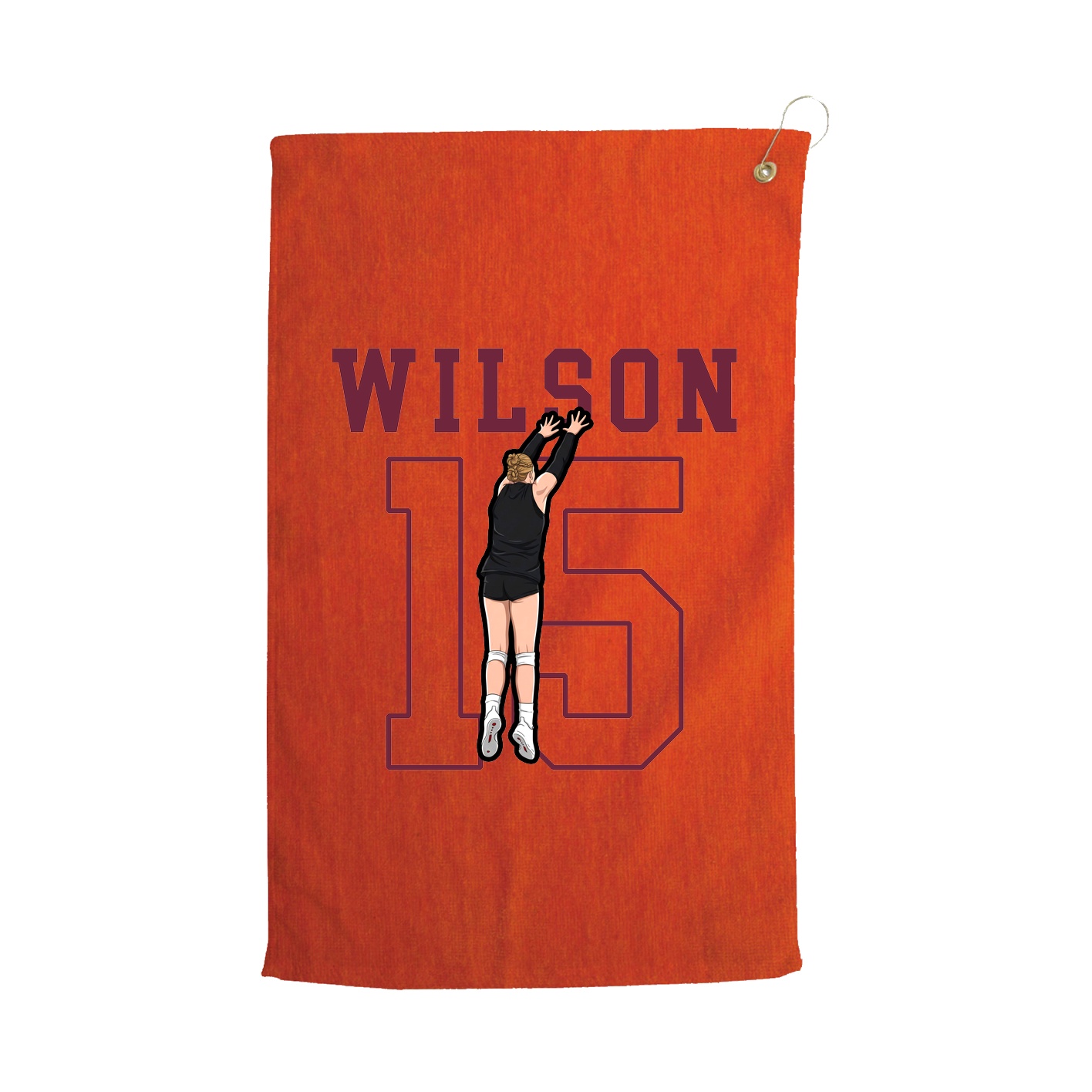 Golf Towel — Shirsey in Orange