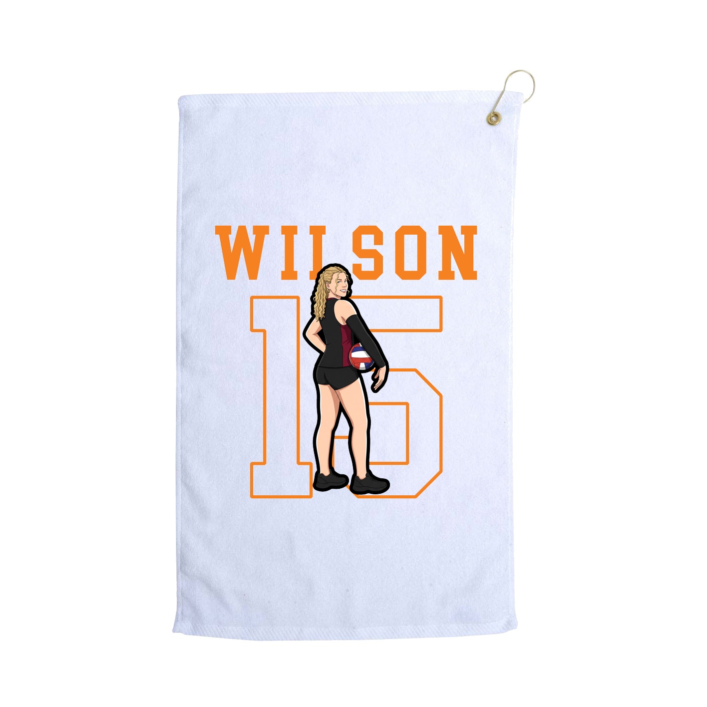 Golf Towel — Shirsey in White