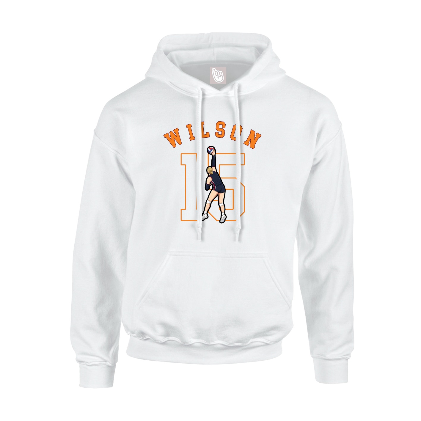 Hoodie — Shirsey Arch in White