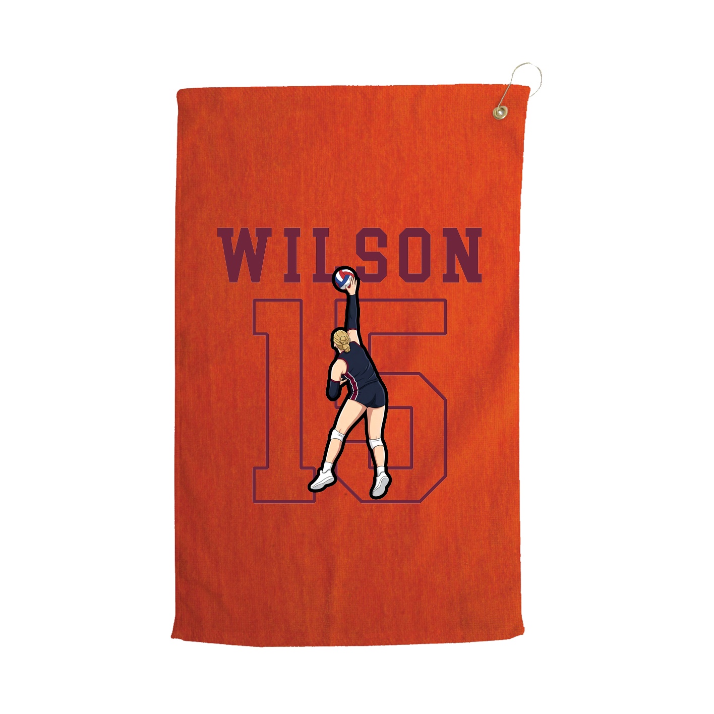 Golf Towel — Shirsey in Orange