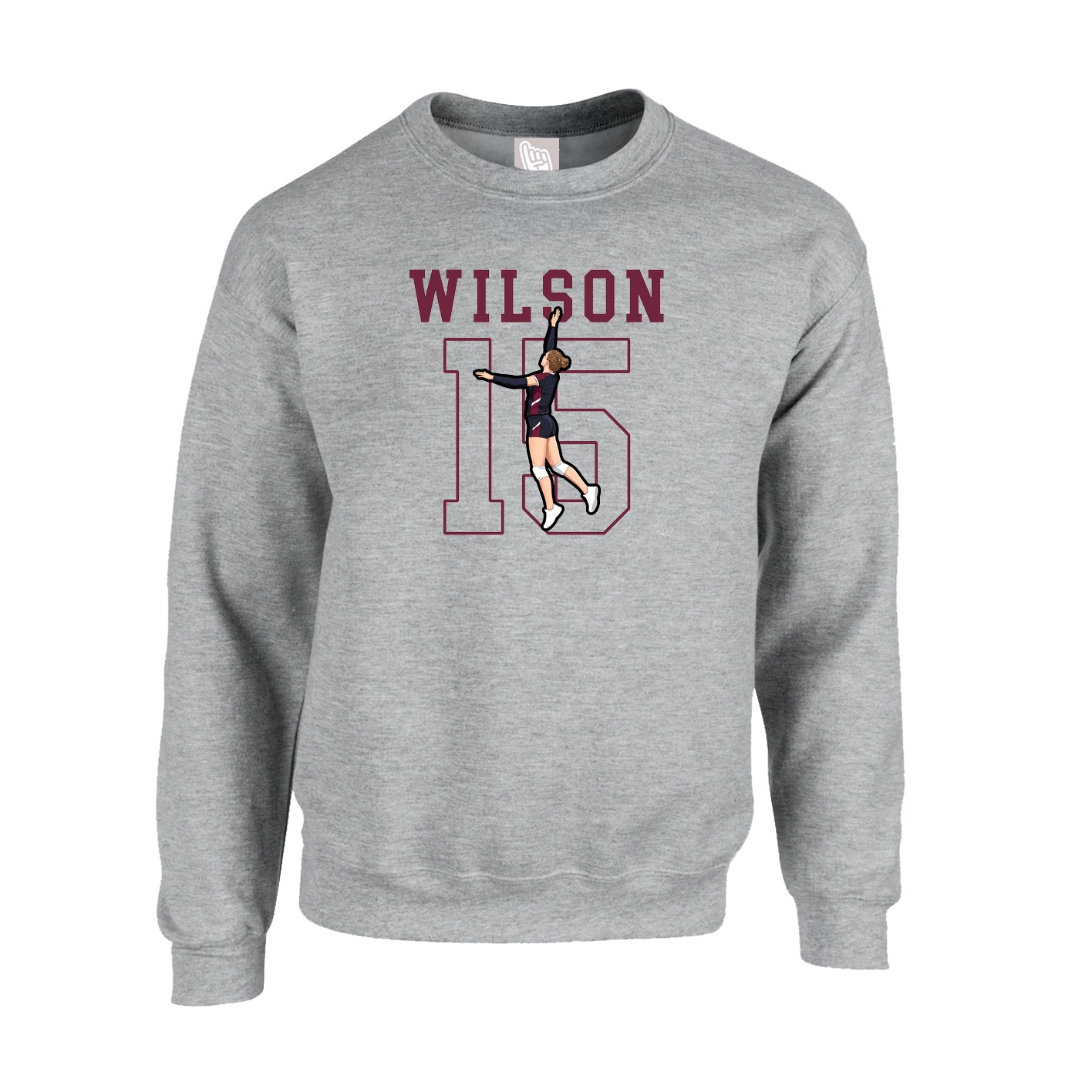 Fleece Crew — Shirsey in Grey