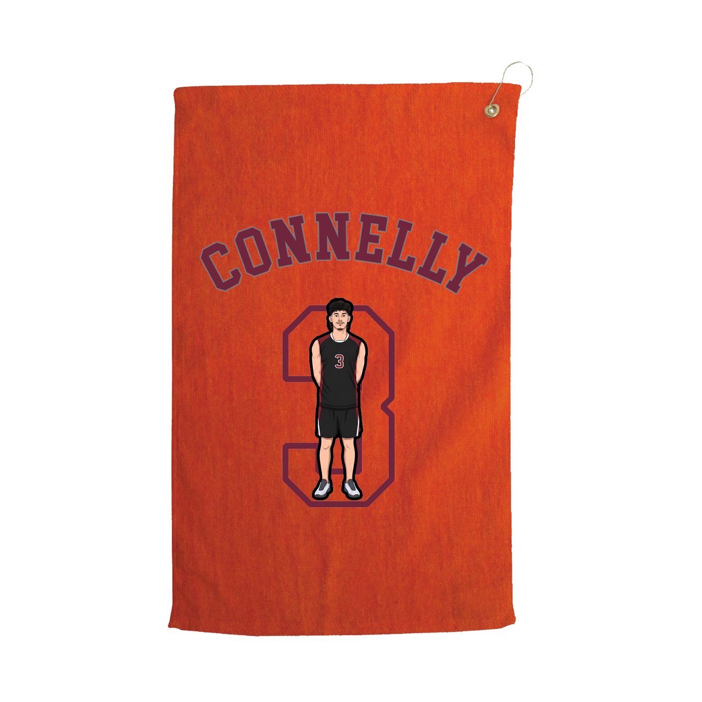 Golf Towel — Shirsey Arch in Orange
