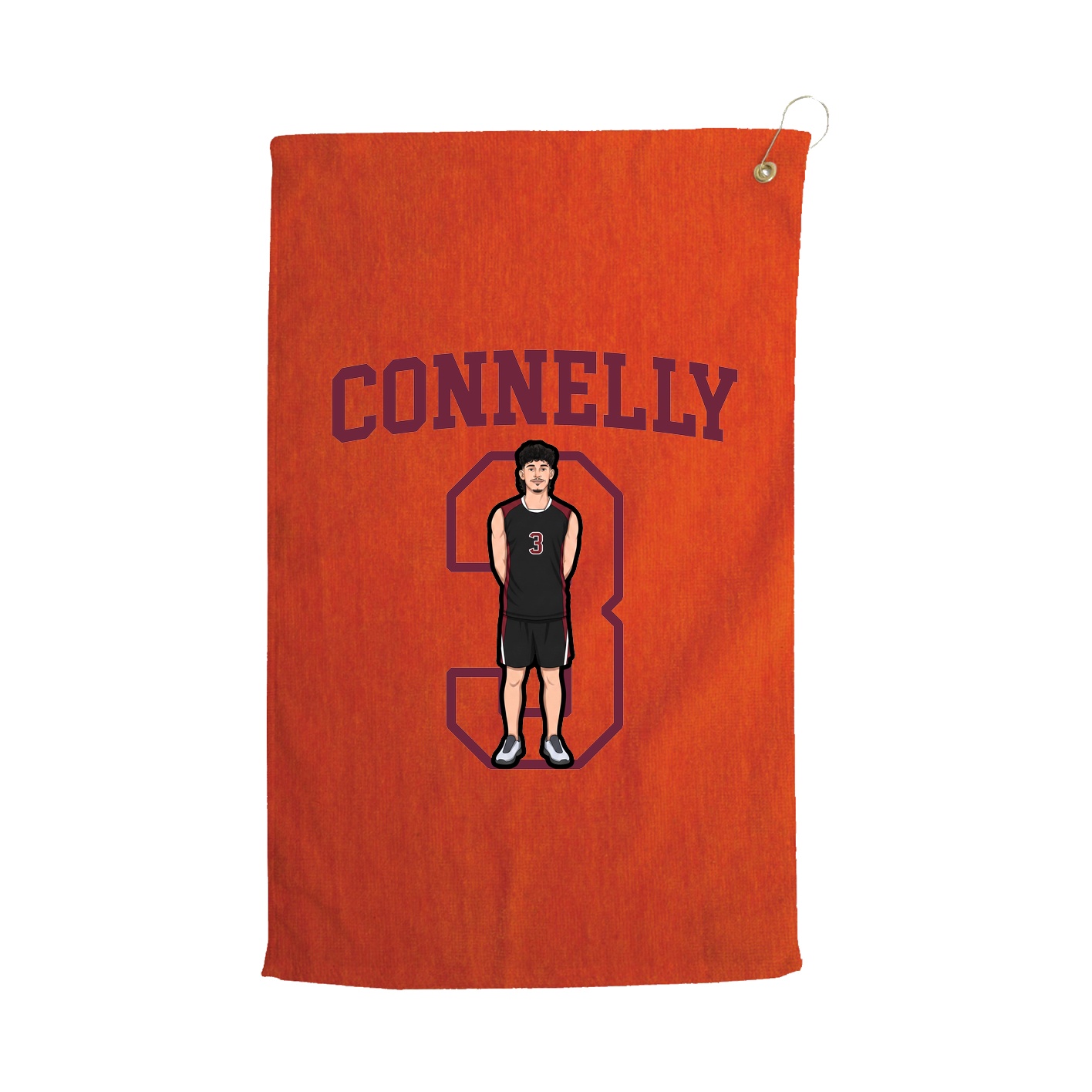 Golf Towel — Shirsey in Orange