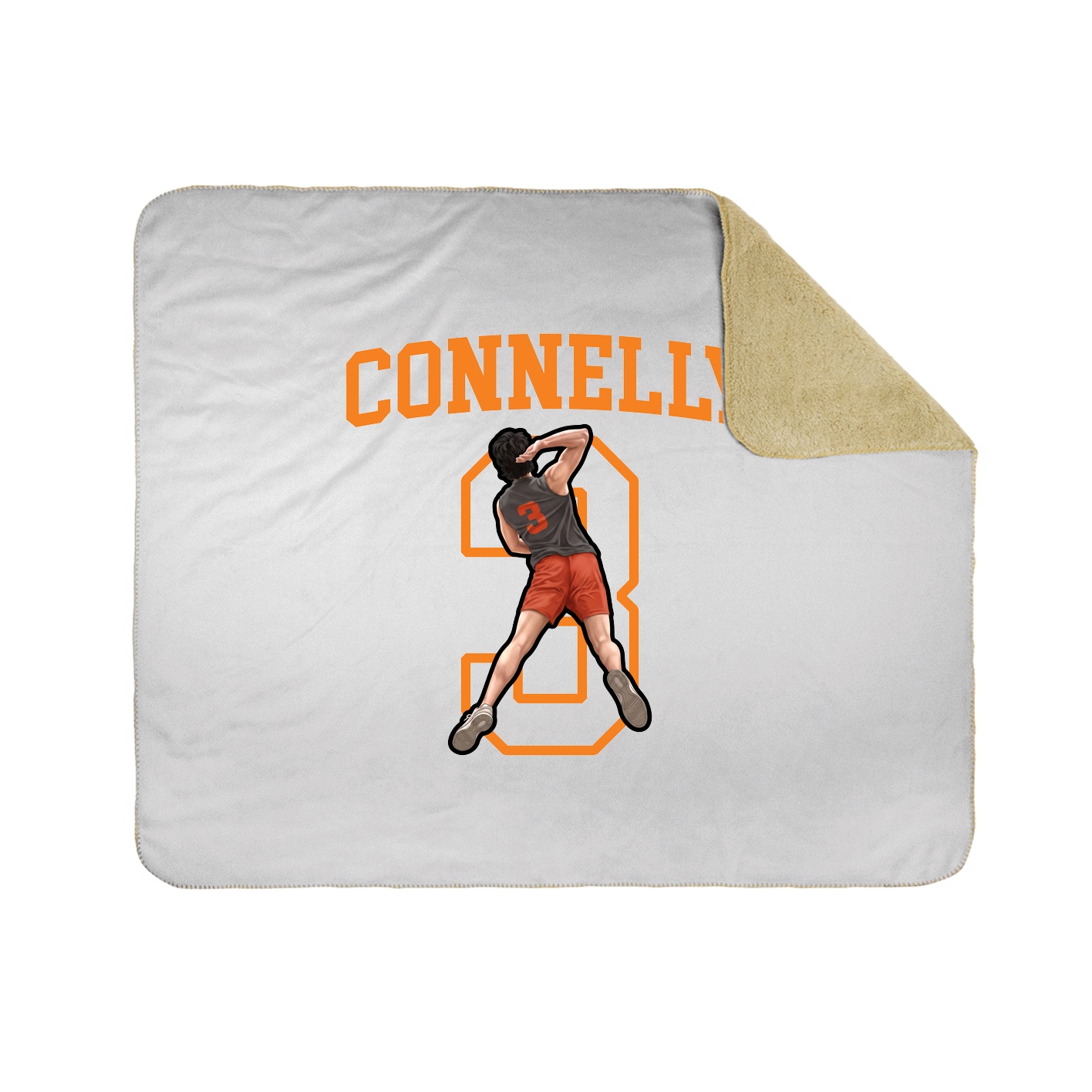 50x60 Sherpa Lined Throw Blanket
