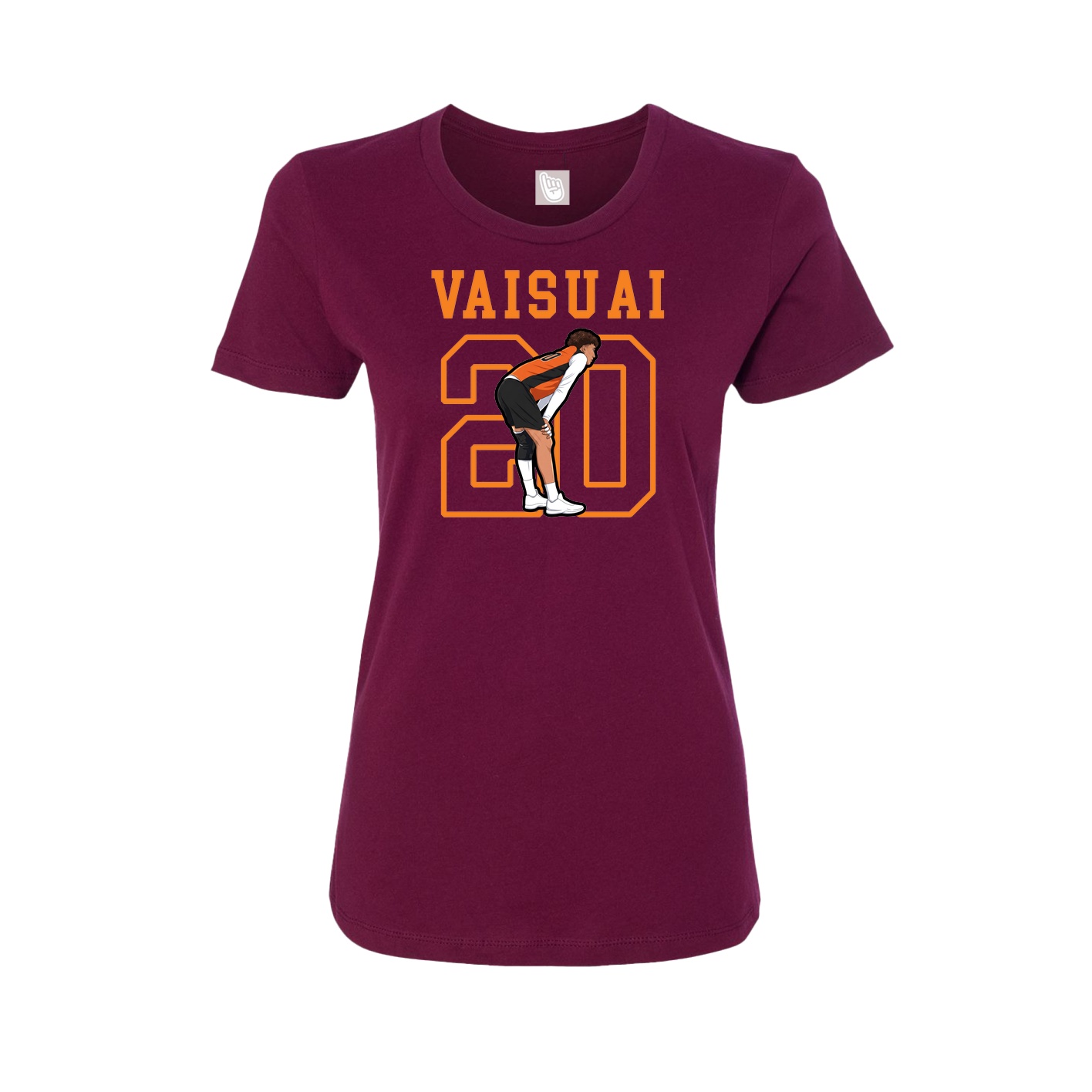 Fitted Women's Tee — Shirsey in Maroon