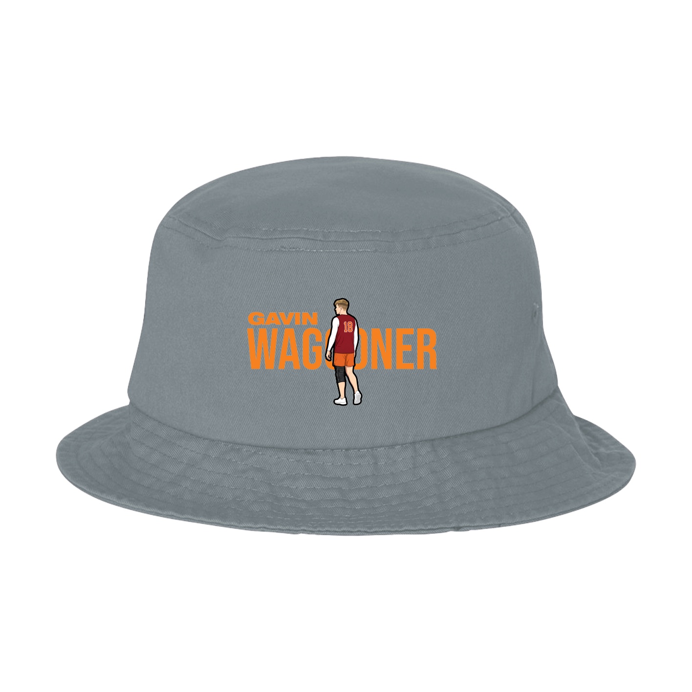 Bucket Cap — Player Name in Grey