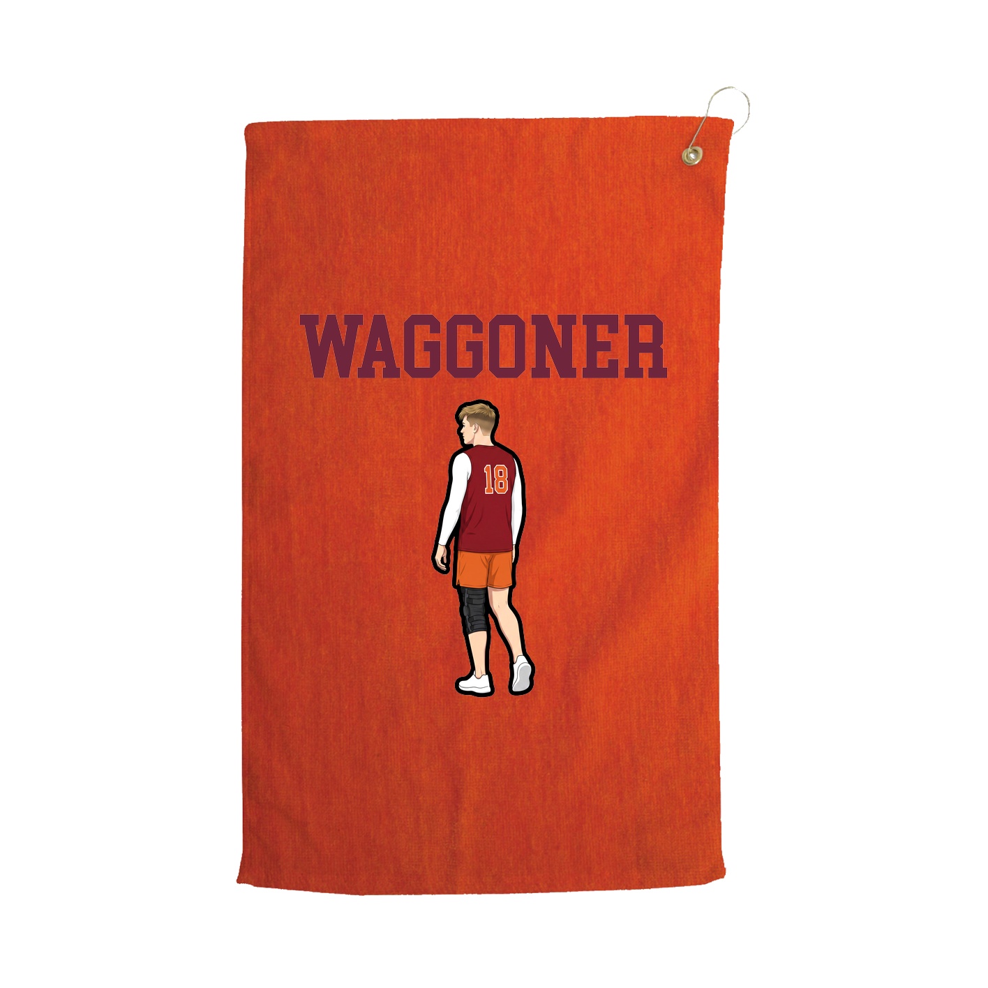 Golf Towel — Shirsey in Orange