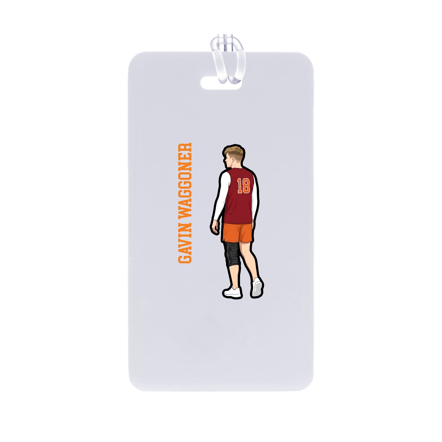 Bag Tag — Name Vertical in Classic