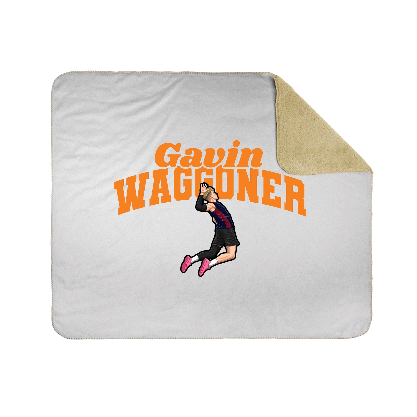 Throw Blanket — Signature Arch in White