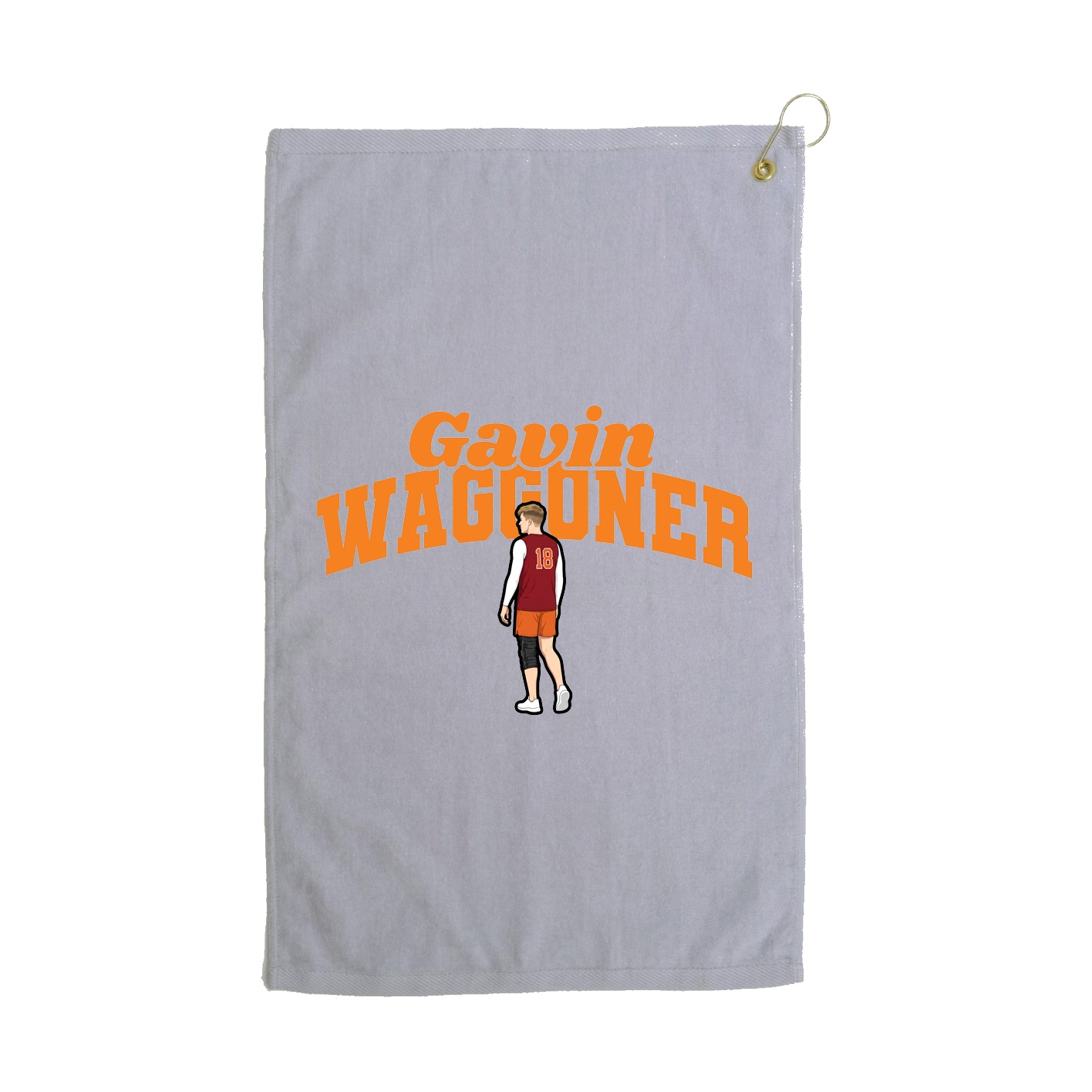 Golf Towel — Signature Arch in Grey