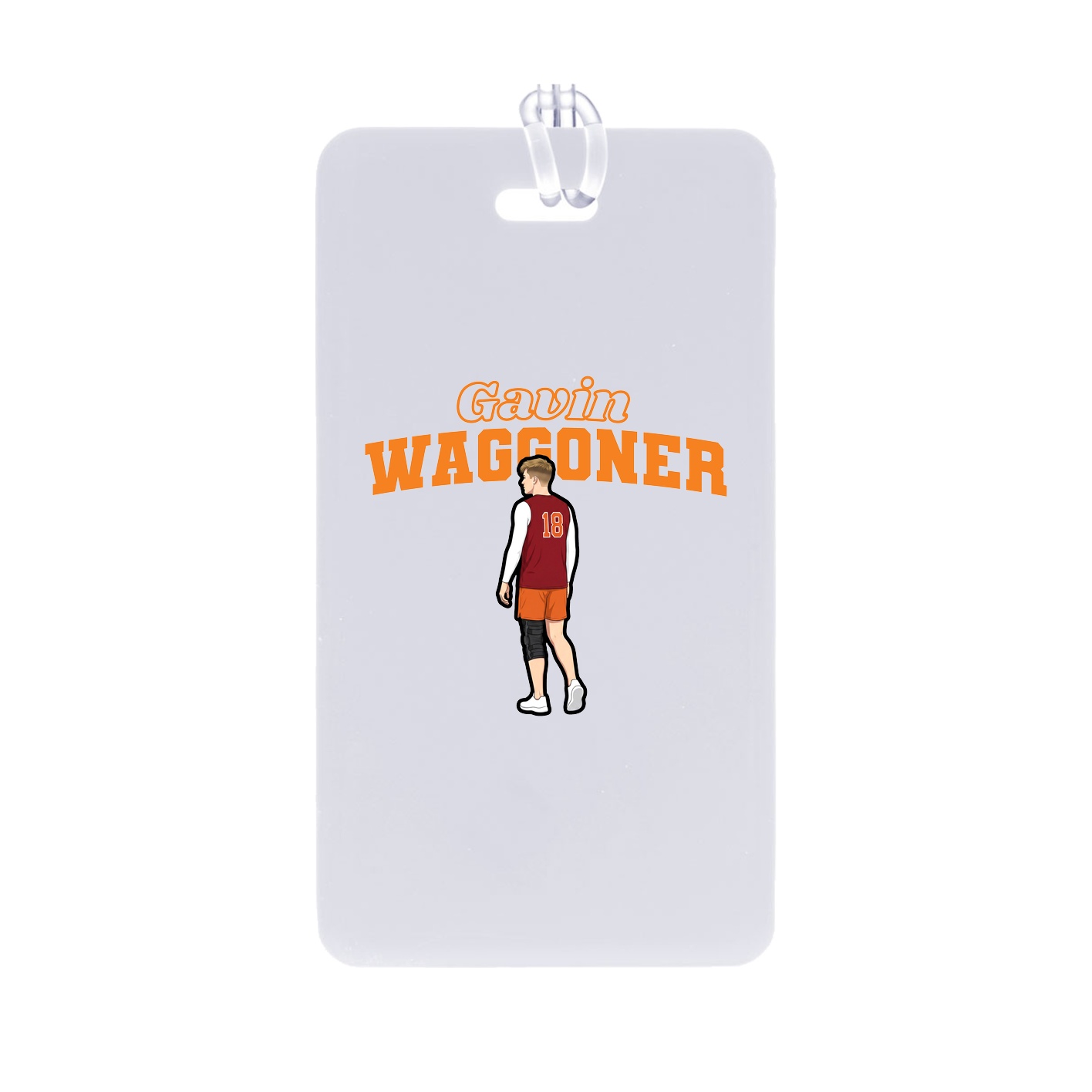Bag Tag — Name Arch in Classic