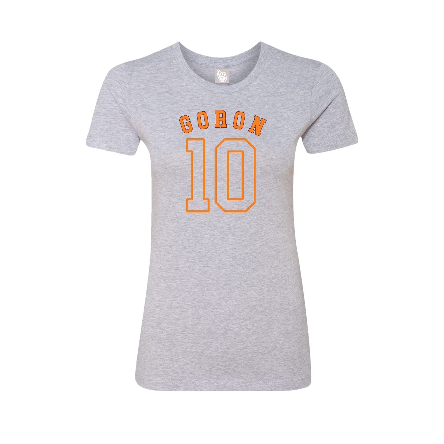 Fitted Women's Tee — Shirsey Arch in Grey