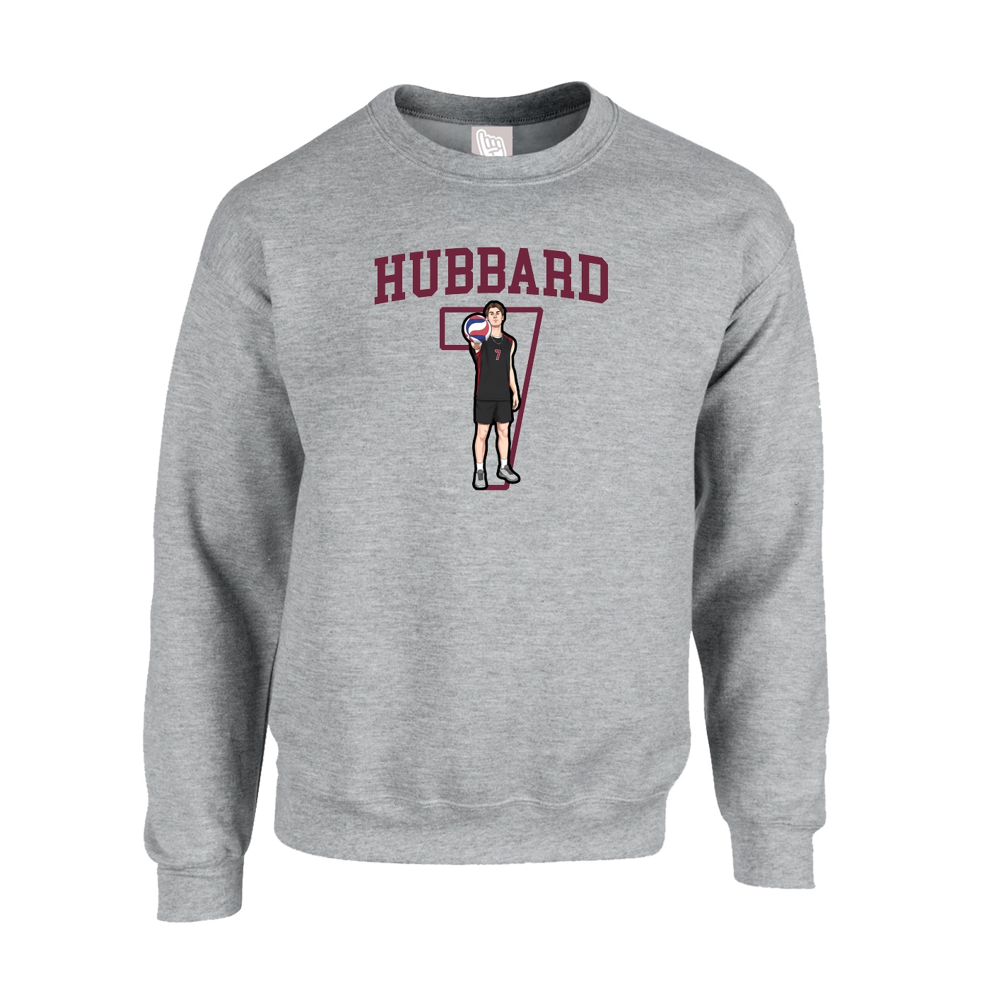 Fleece Crew — Shirsey in Grey