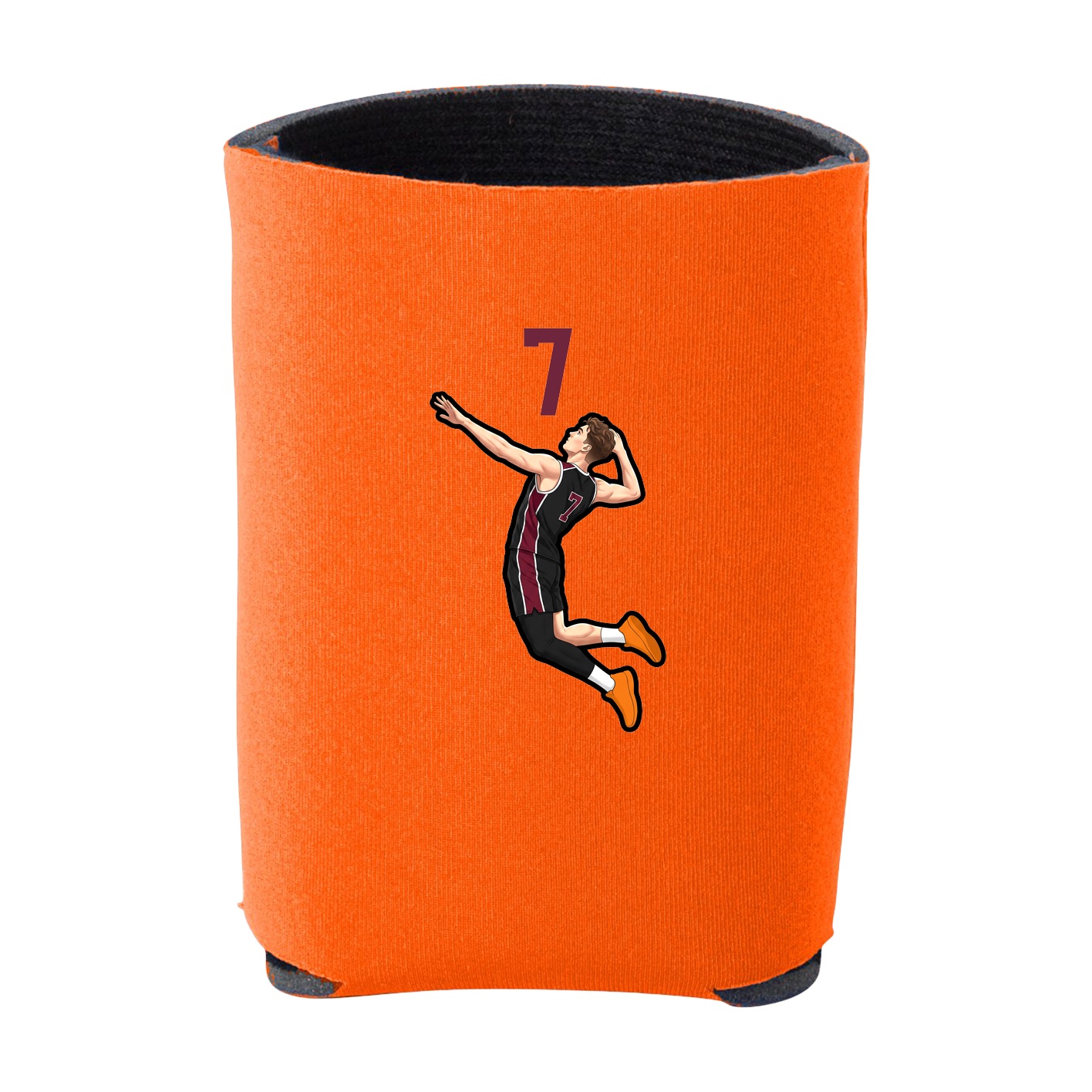 Can Holder — Number Top in Orange