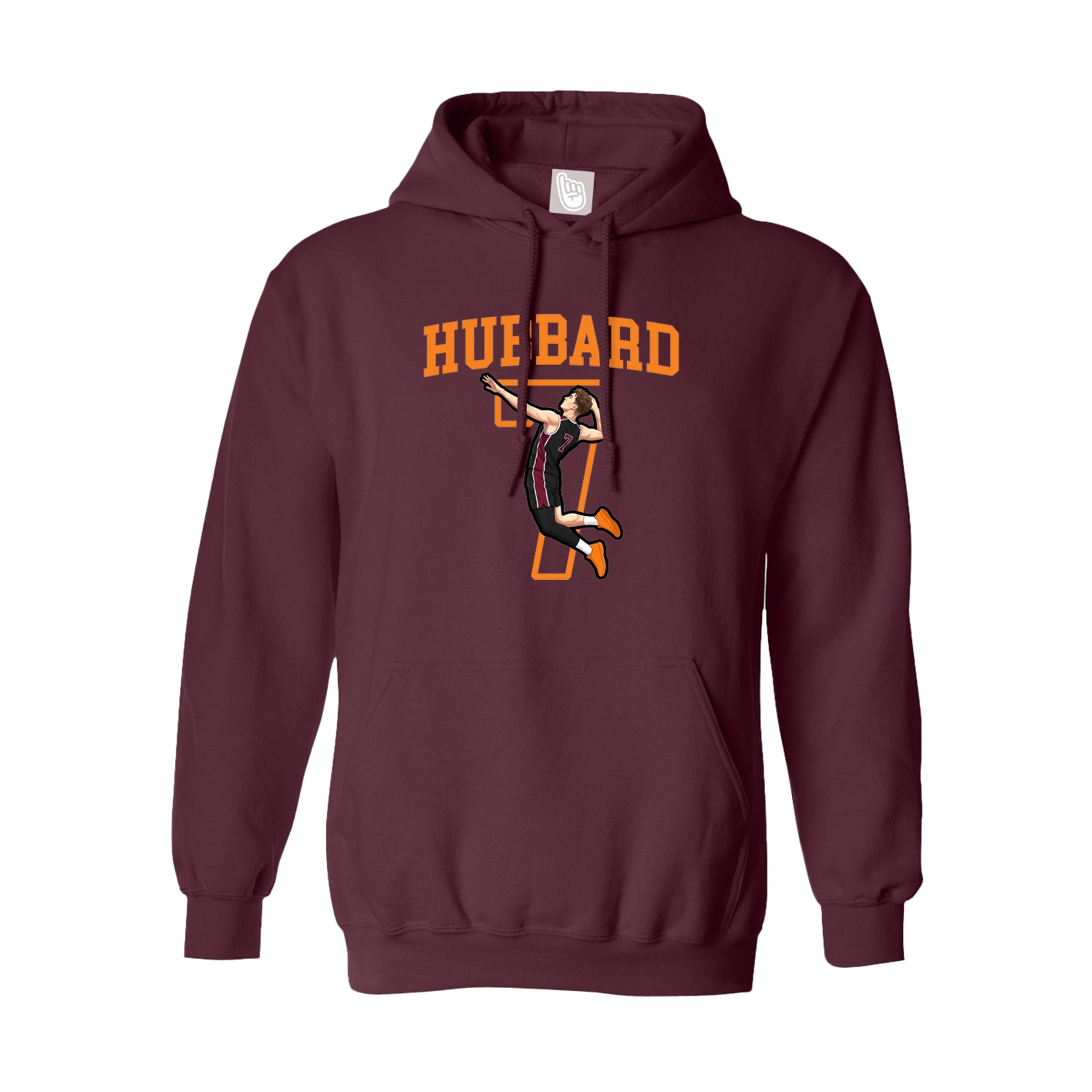 Hoodie — Shirsey in Maroon