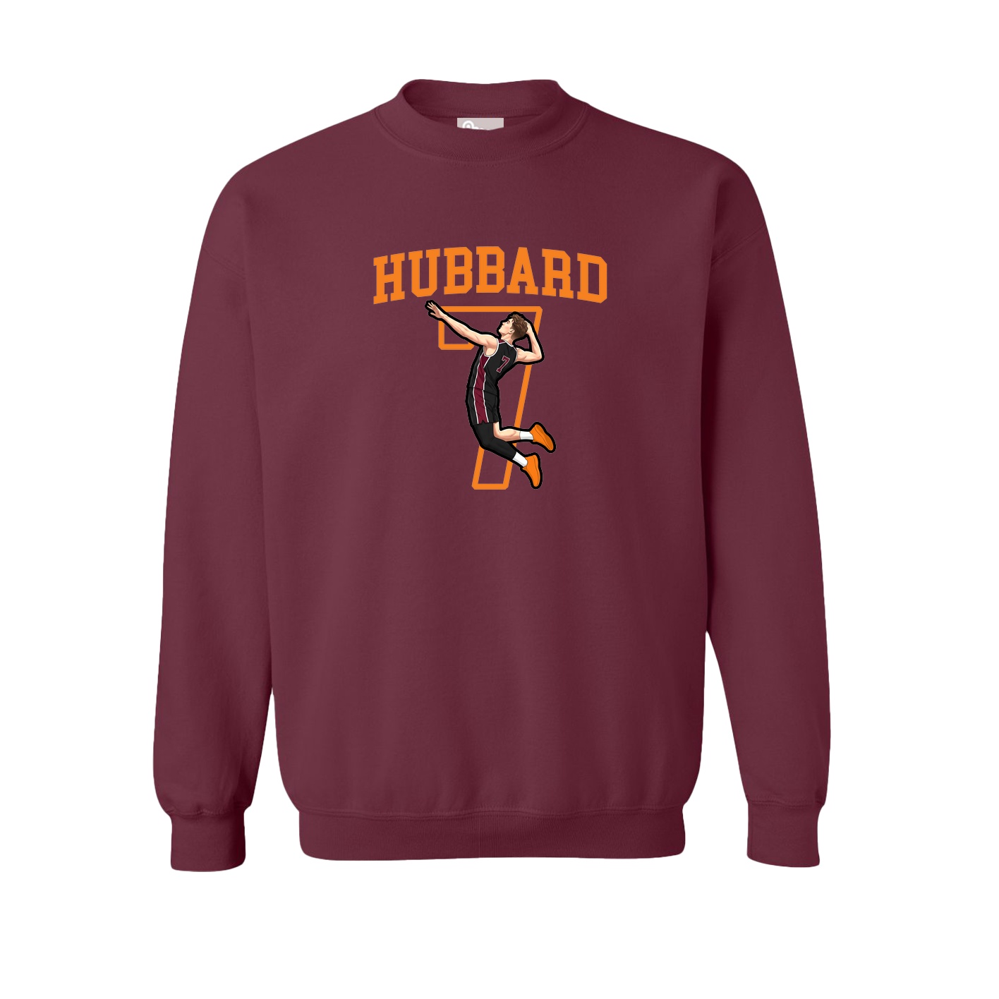 Fleece Crew — Shirsey in Maroon