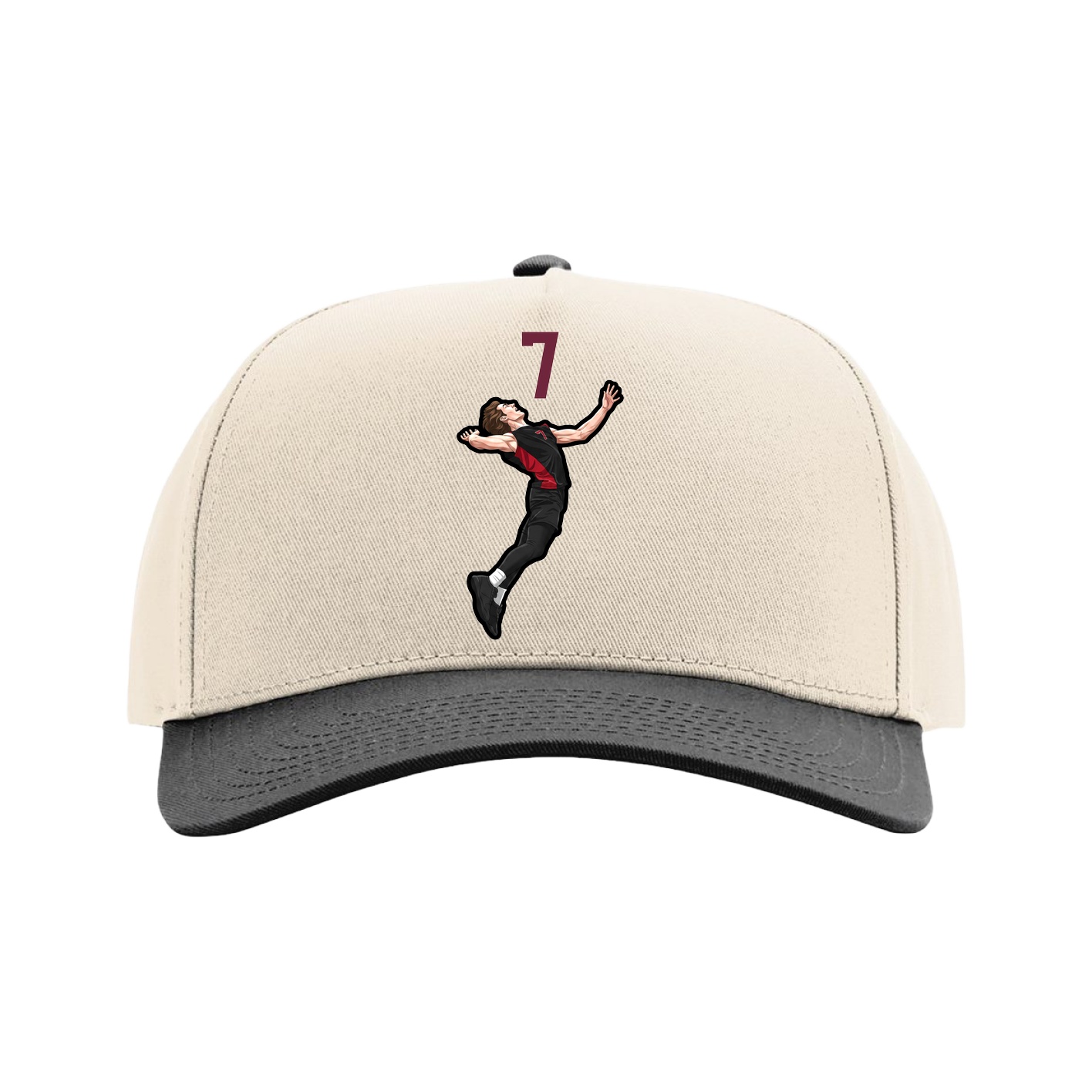 Full Fabric Five-Panel Champ Cap