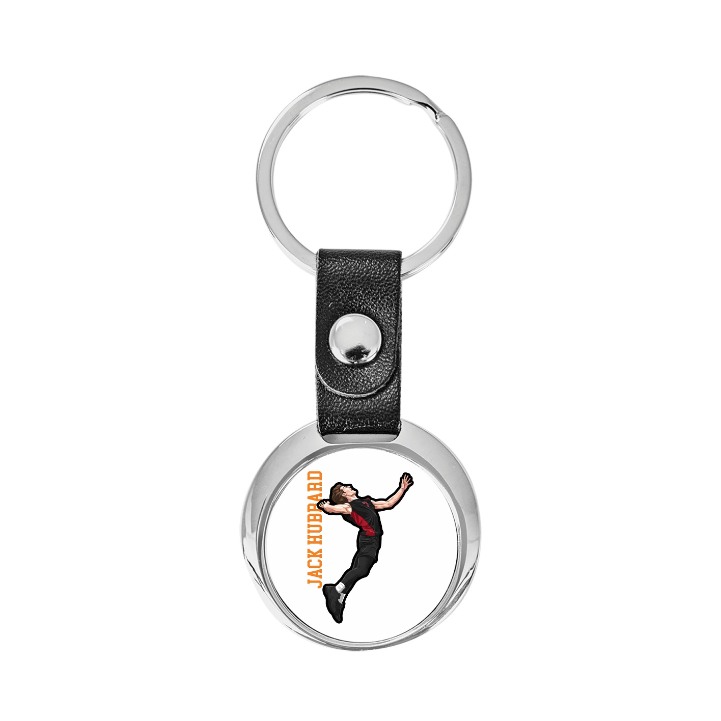 Key Chain — Name Vertical in Classic