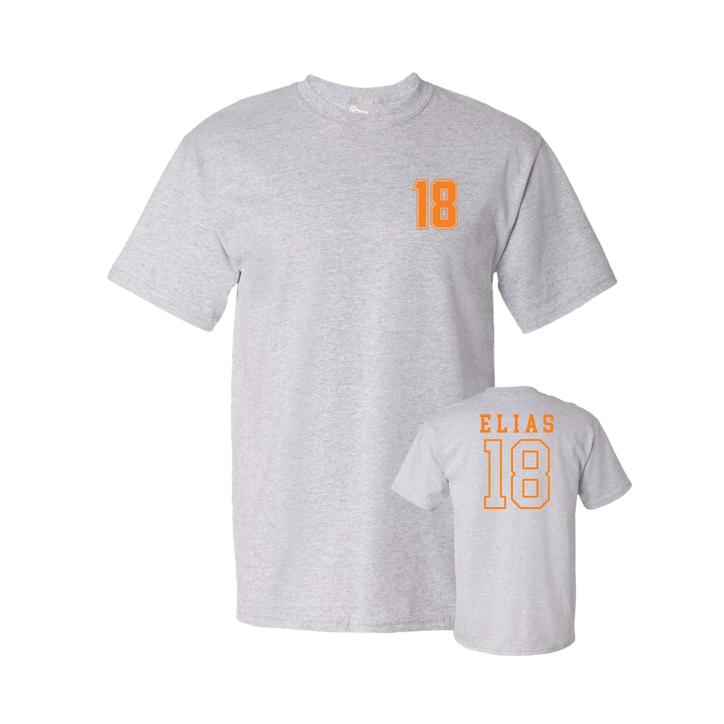 Tee — Chest Back in Grey
