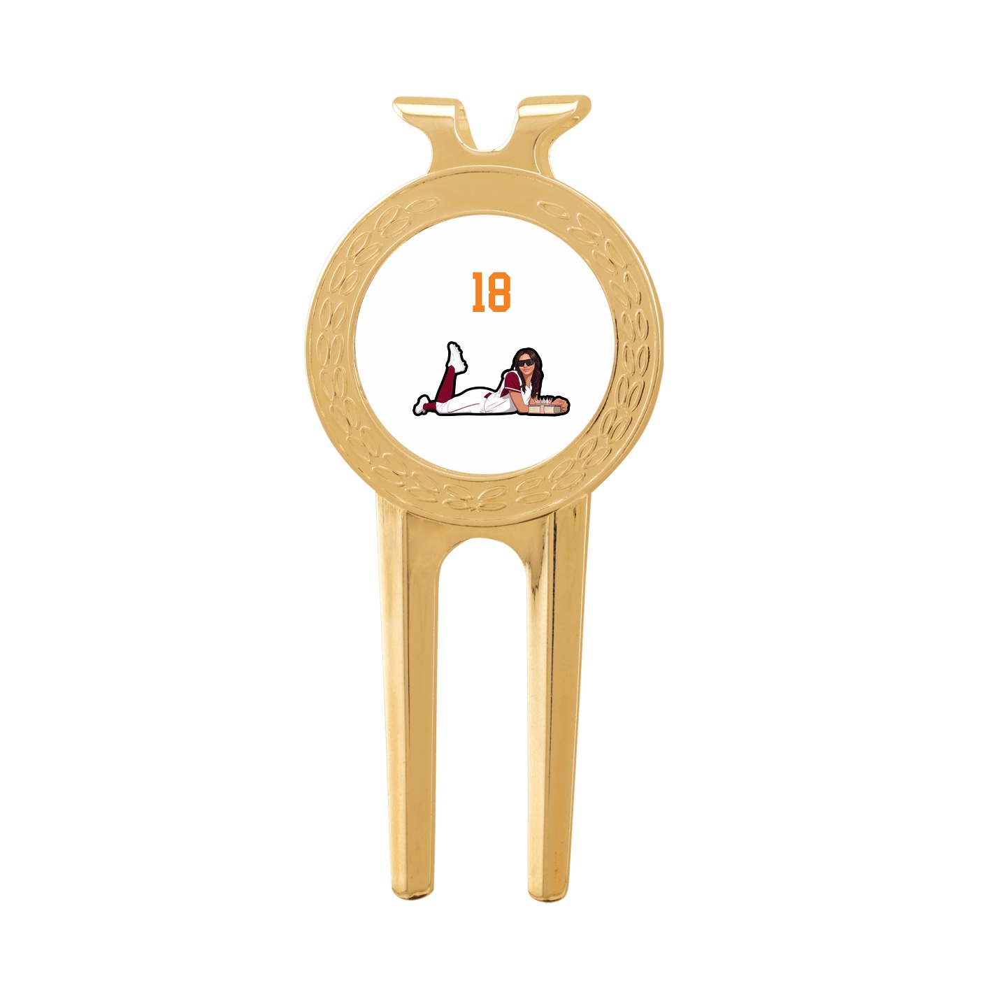 Divot Tool with Ball Marker — Number Top in Classic