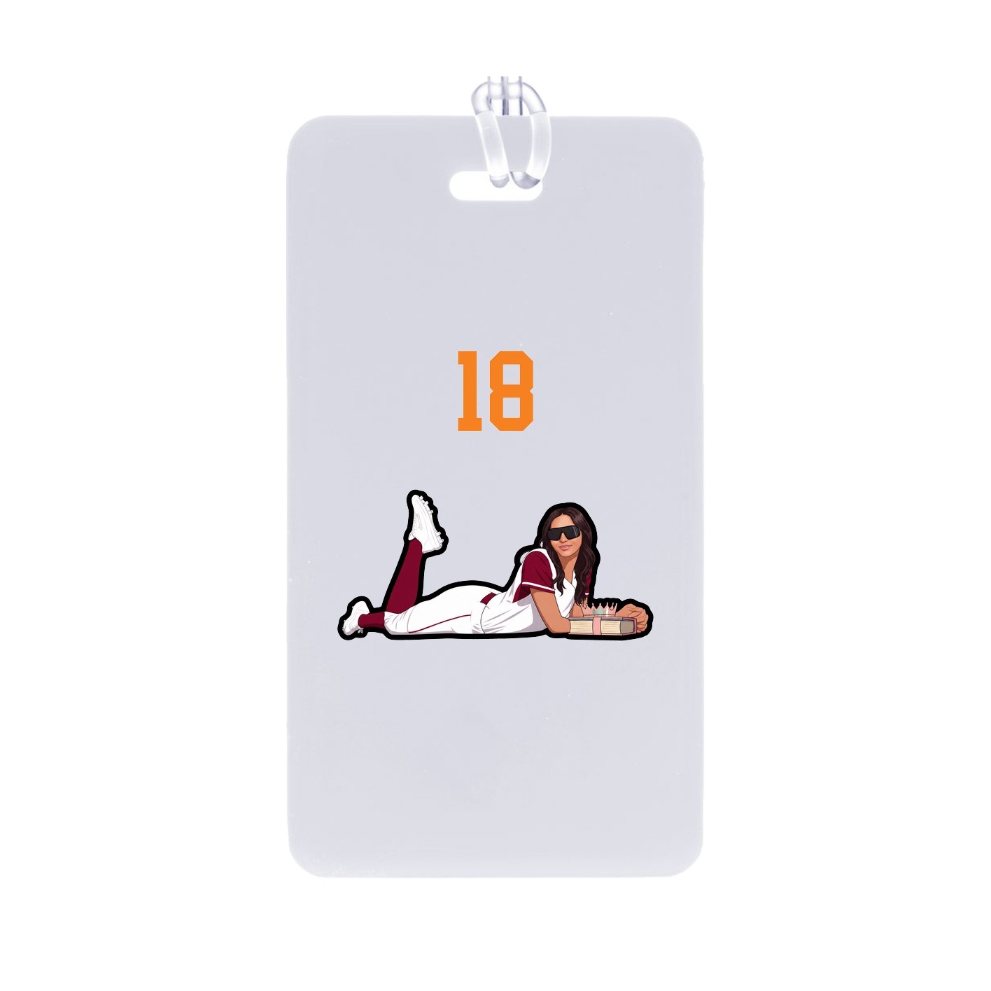 Bag Tag — Number Top in Classic