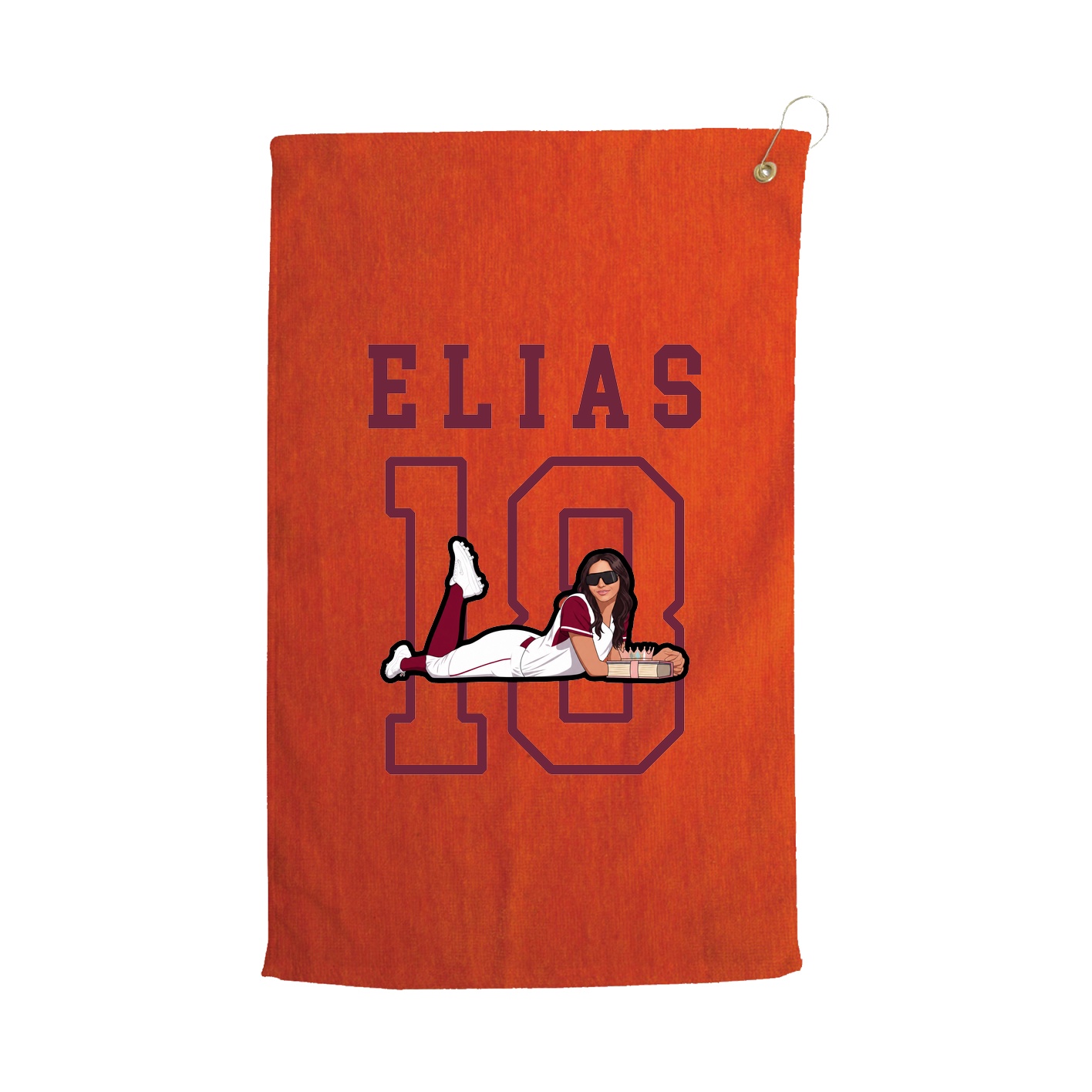 Golf Towel — Shirsey in Orange