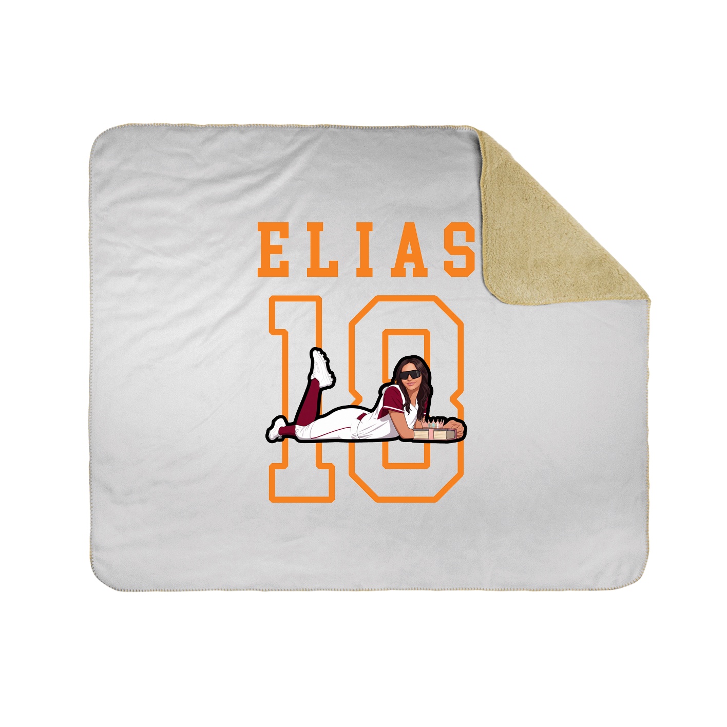 Throw Blanket — Shirsey in White