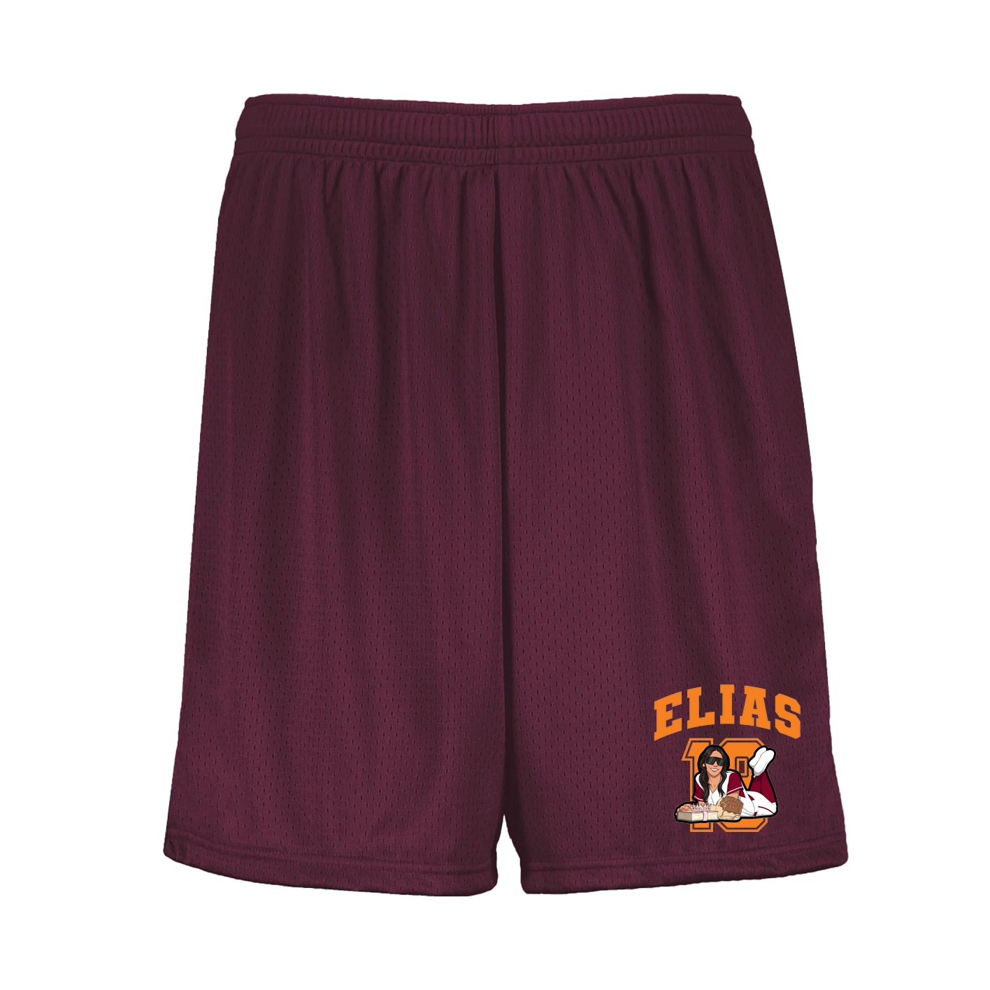 Shorts — Number in Maroon