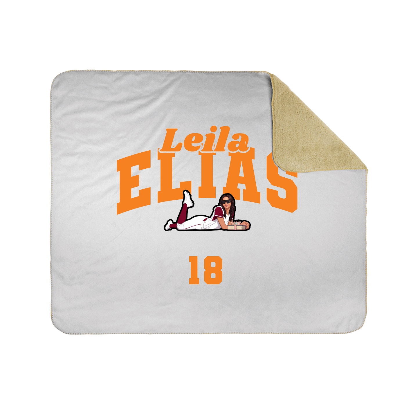 Throw Blanket — Signature Arch in White
