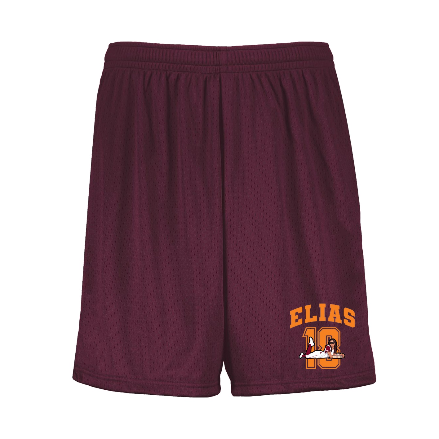Shorts — Number in Maroon