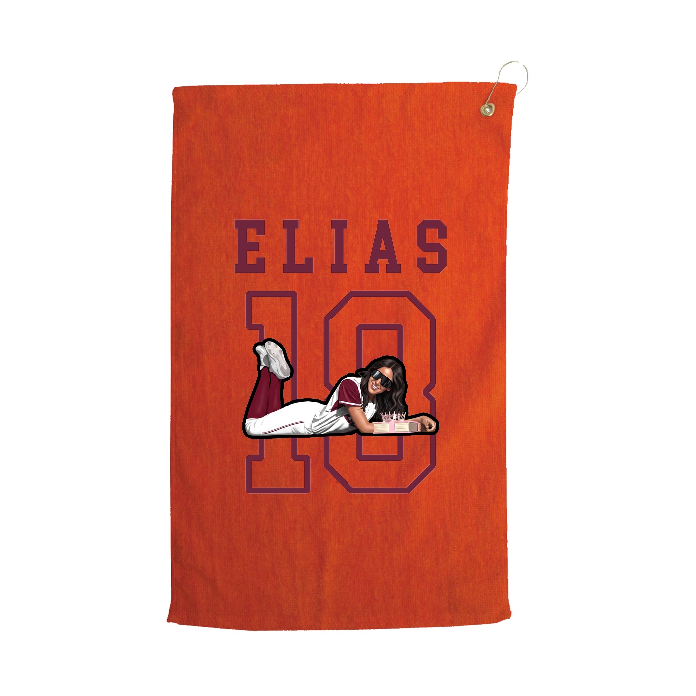 Golf Towel — Shirsey in Orange