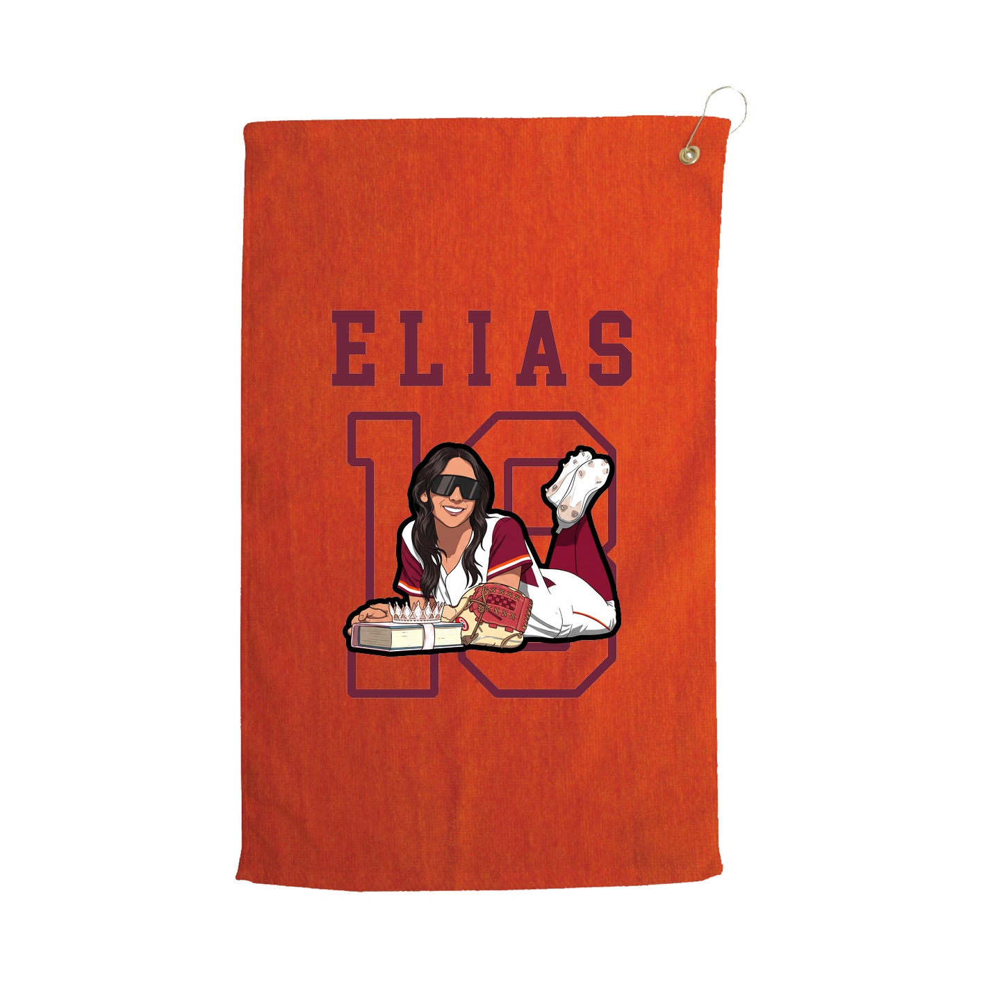 Golf Towel — Shirsey in Orange